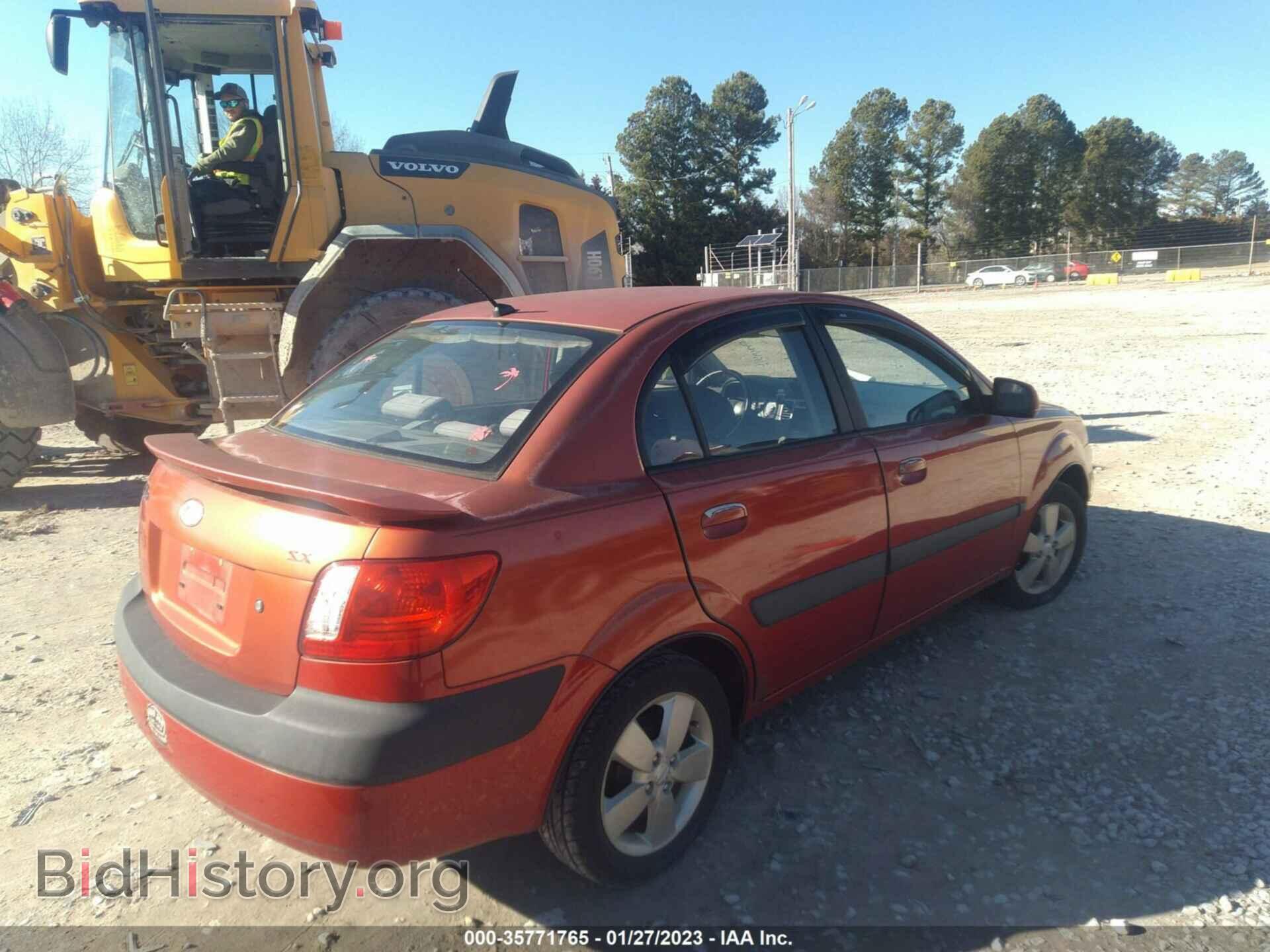 2007 KIA RIO - VIN: KNADE123876214335 - Фото 4