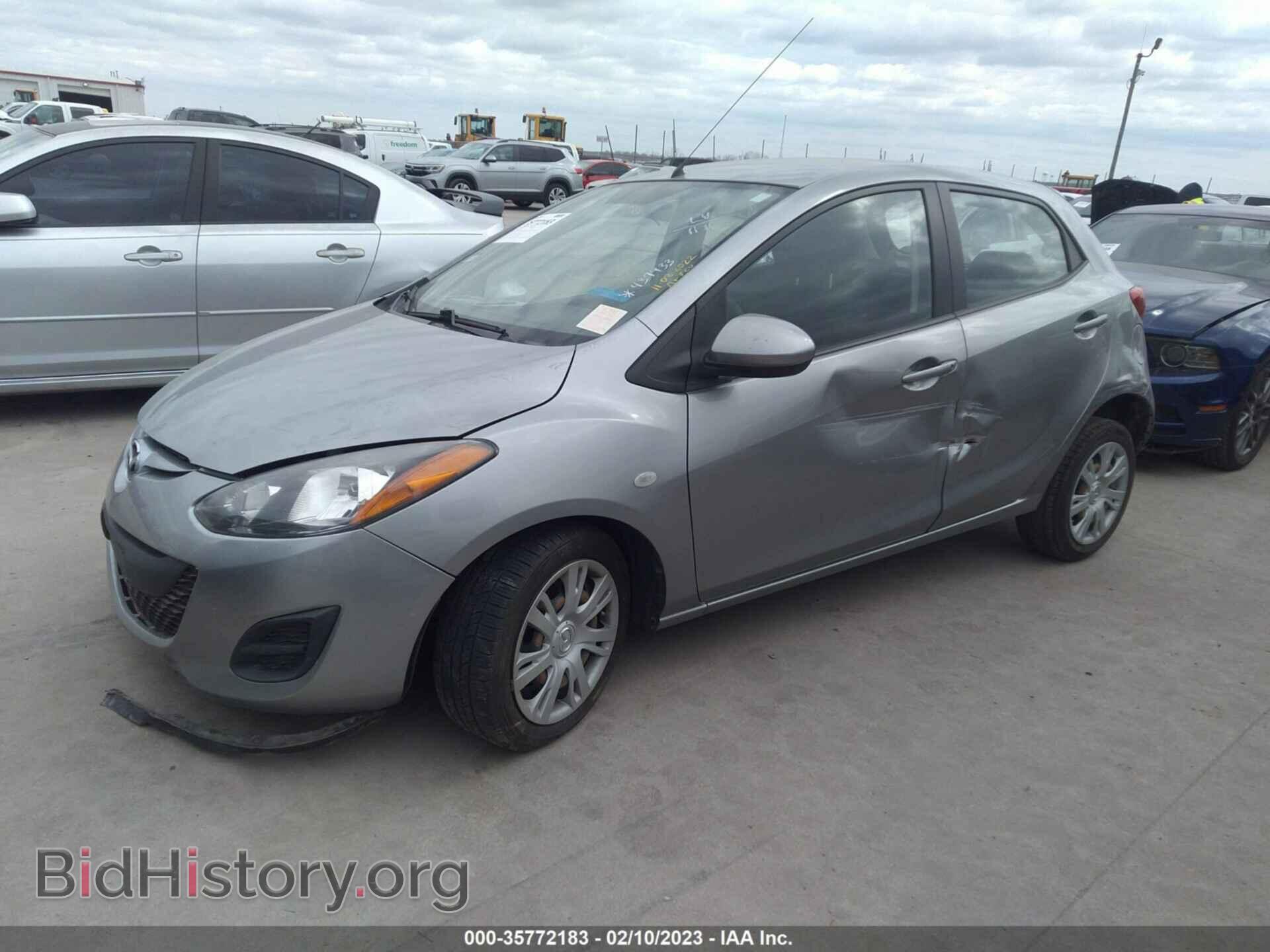 2012 MAZDA MAZDA2 - VIN: JM1DE1KY3C0142861 - Фото 2