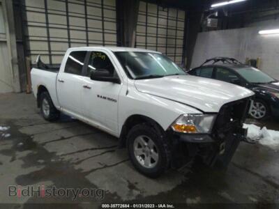 2012 RAM 1500 SLT, белый — VIN 1C6RD7LP9CS279980, IAAI