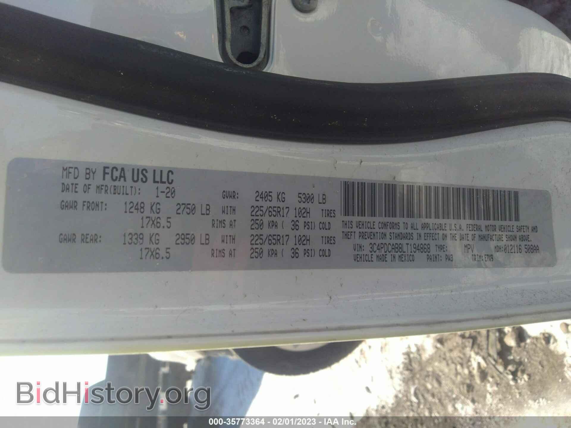 2020 DODGE JOURNEY - VIN: 3C4PDCAB8LT194868 - Photo 9