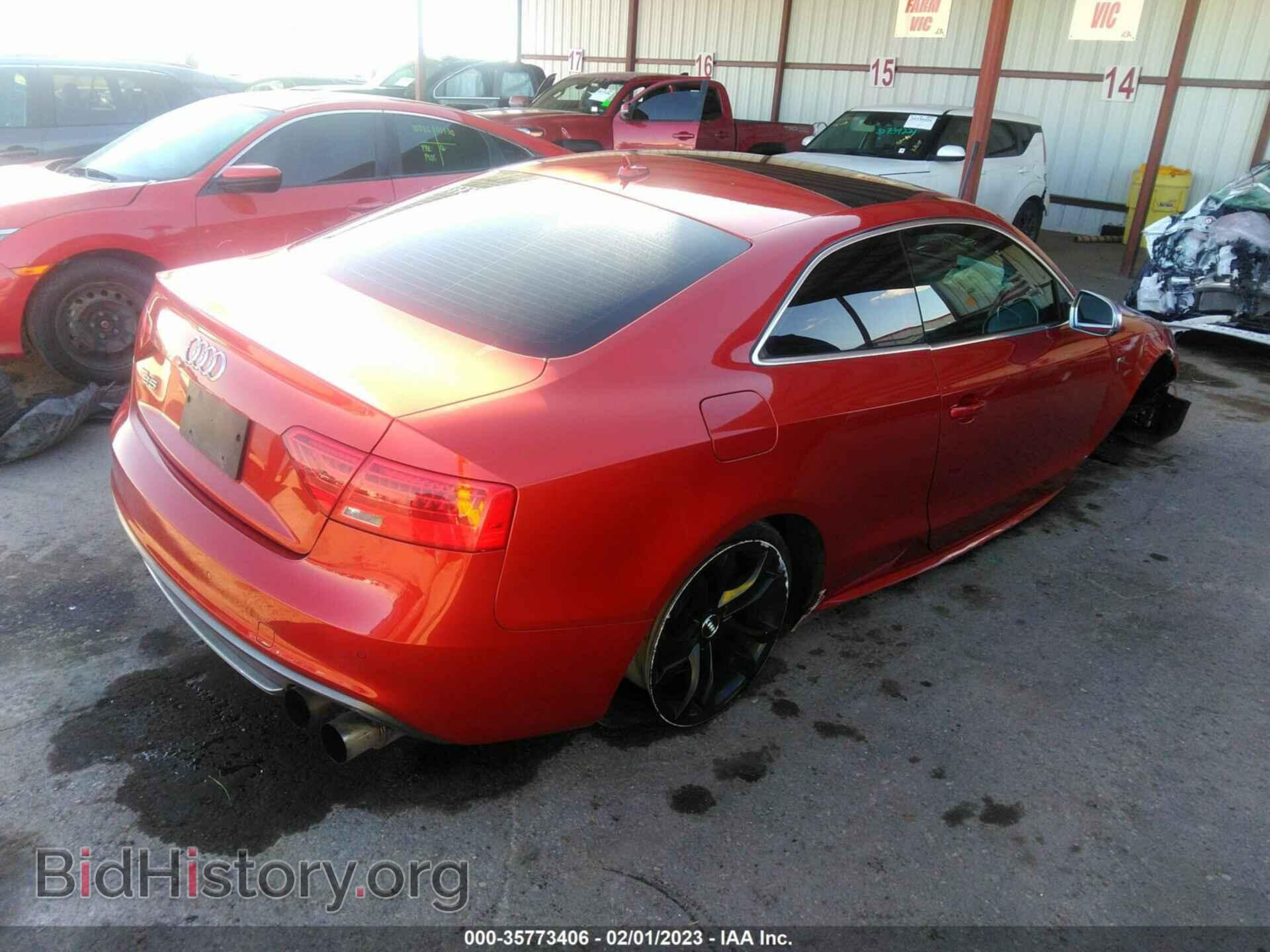 2013 AUDI S5 - VIN: WAUCGAFR5DA013795 - Фото 4