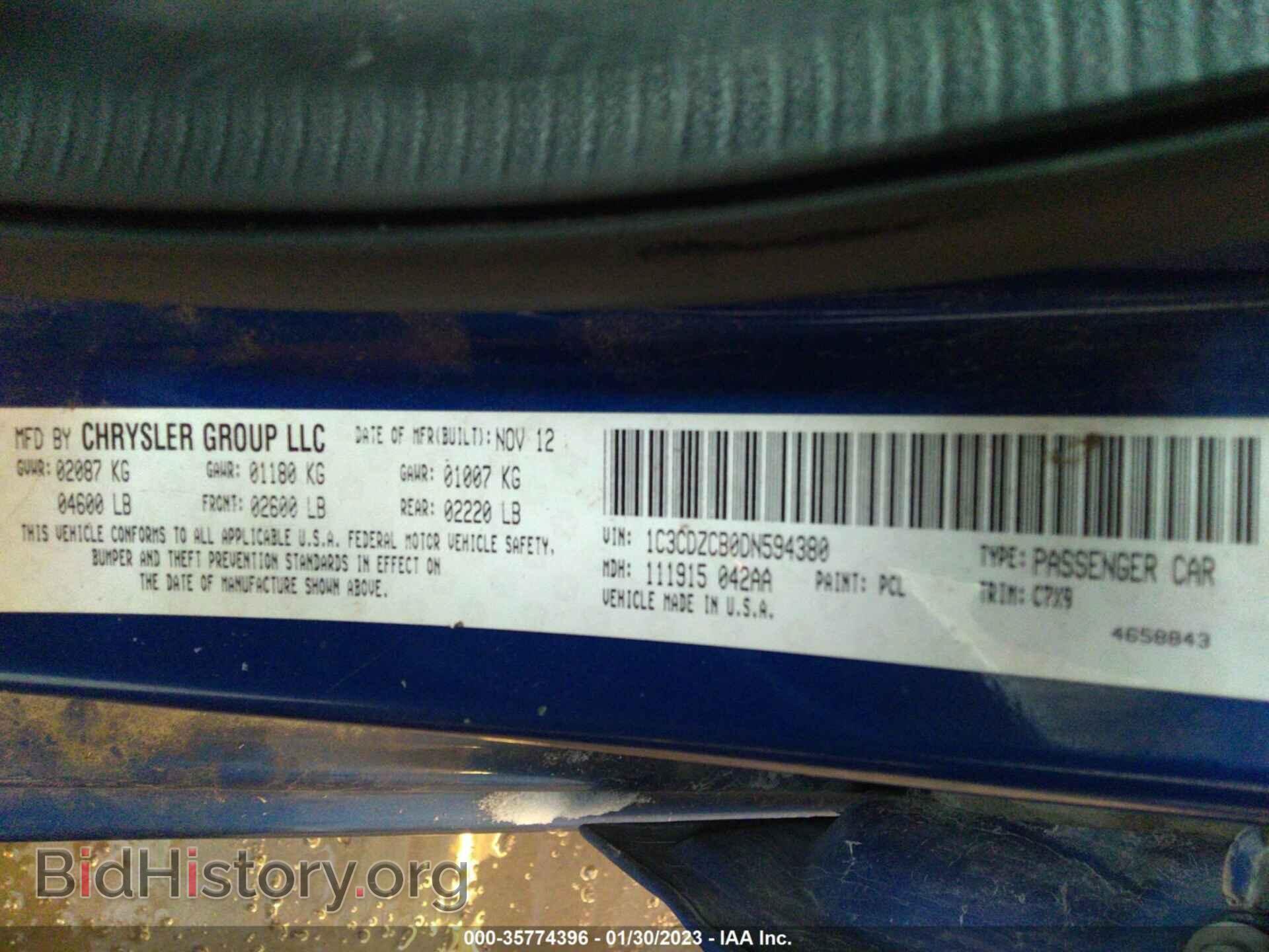 2013 DODGE AVENGER - VIN: 1C3CDZCB0DN594380 - Photo 9