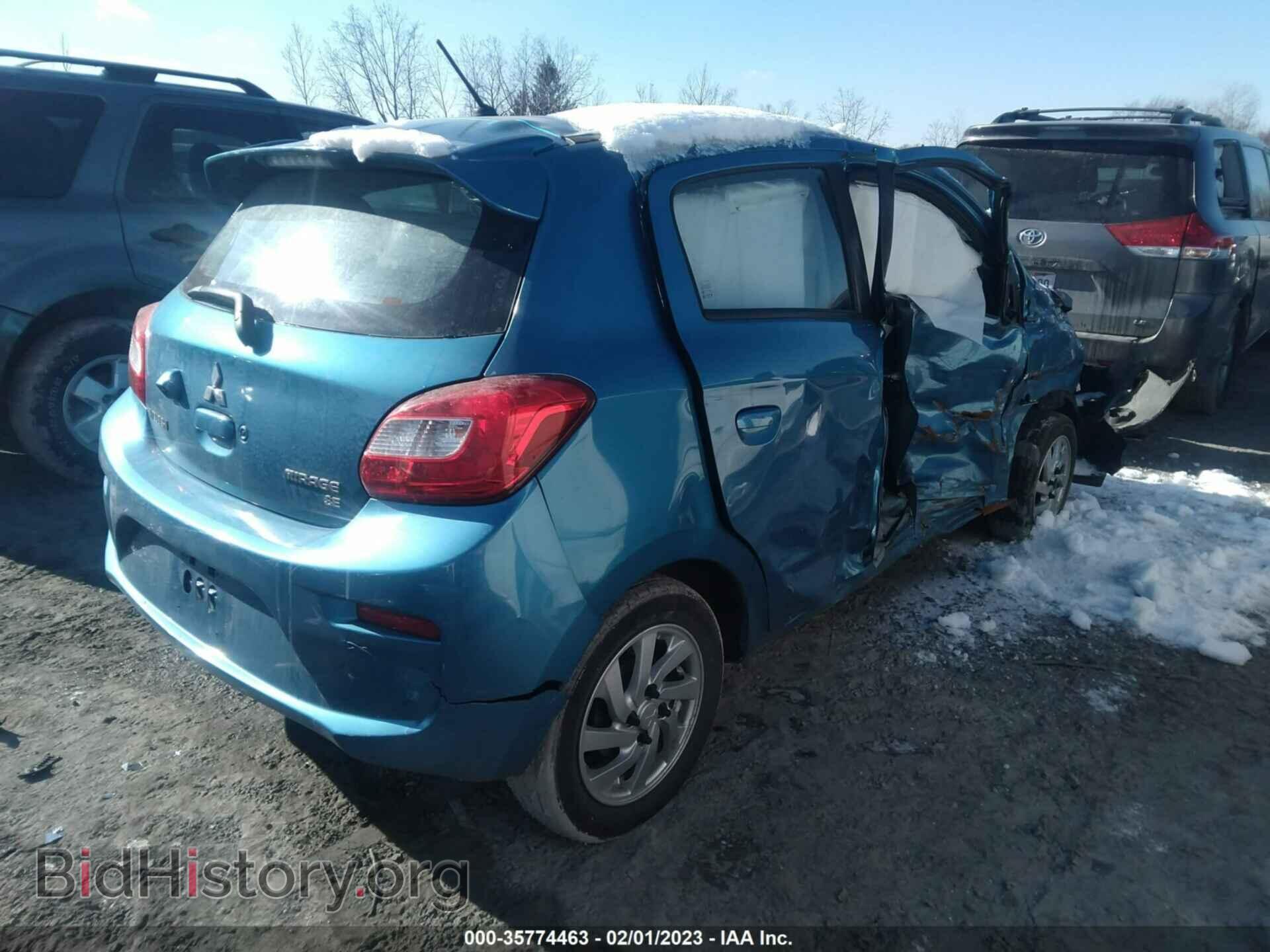 2017 MITSUBISHI MIRAGE - VIN: ML32A4HJ6HH020909 - Фото 4