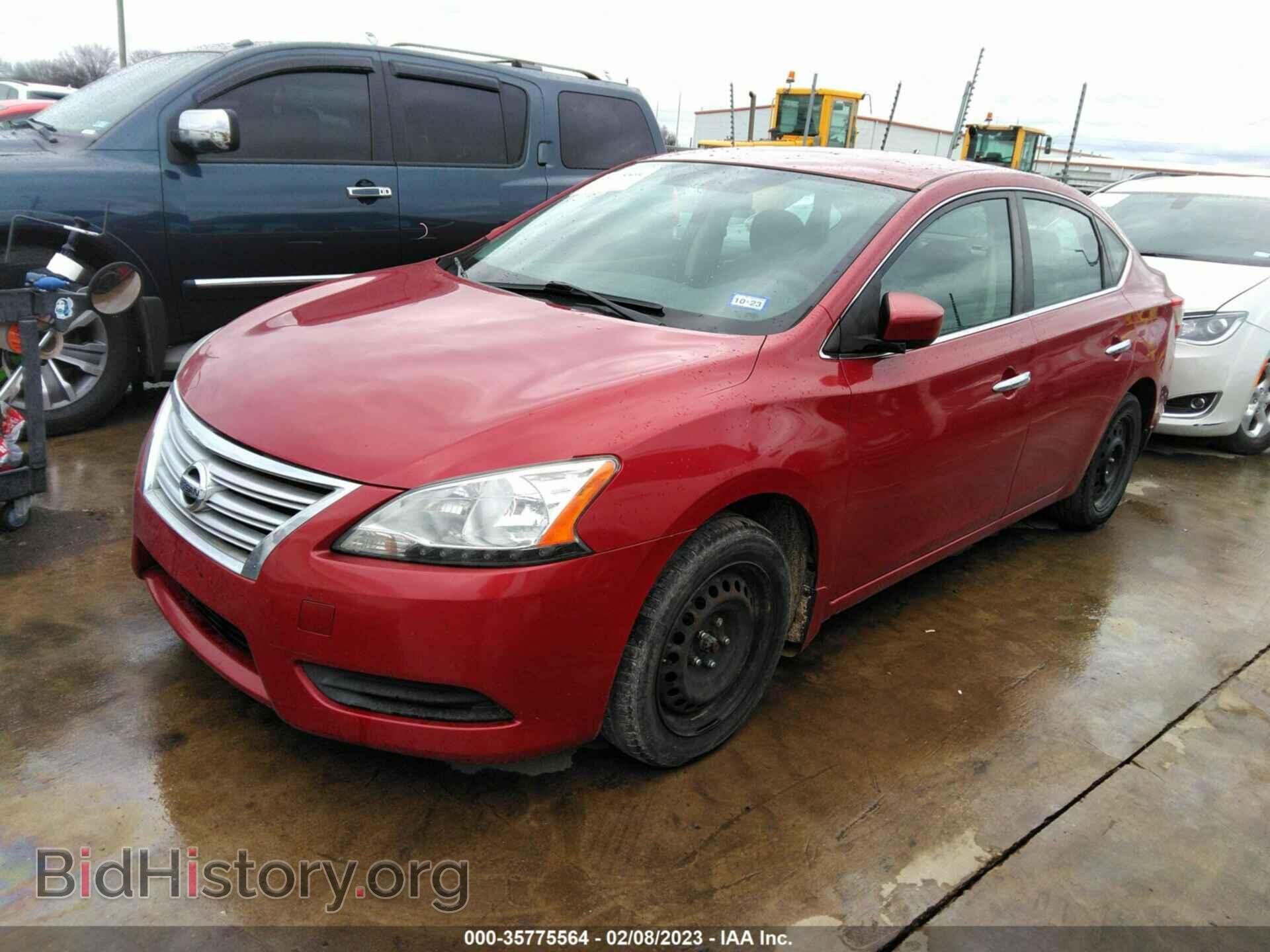 2013 NISSAN SENTRA - VIN: 3N1AB7AP1DL641320 - Фото 2