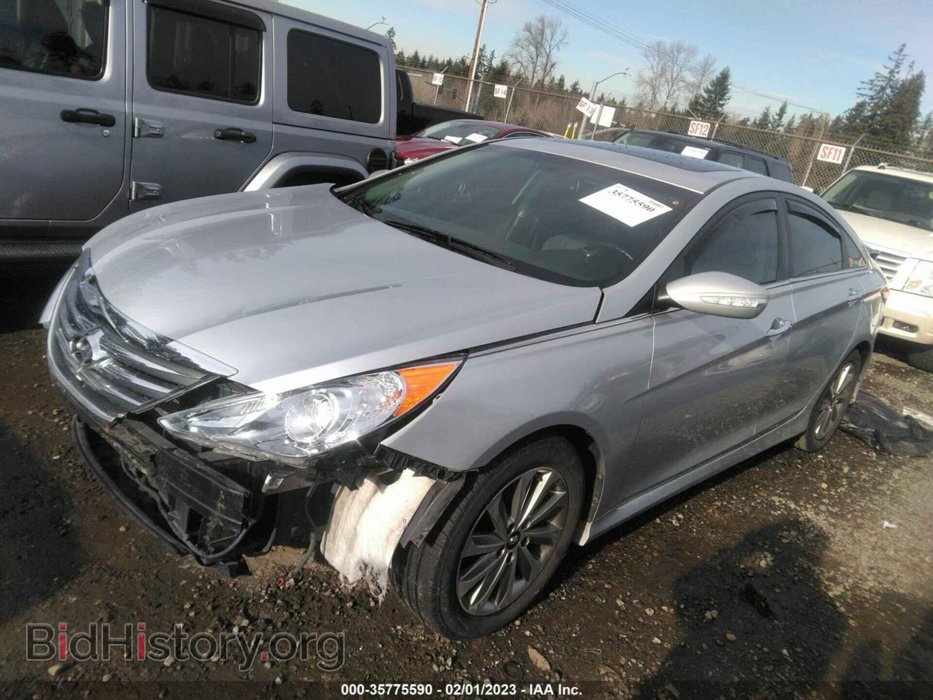 2014 HYUNDAI SONATA - VIN: 5NPEC4AC6EH856409 - Фото 2