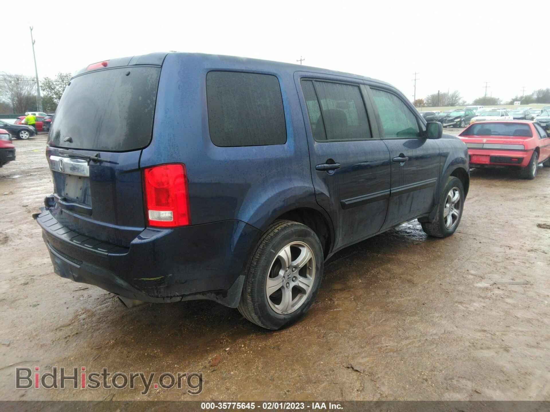 2013 HONDA PILOT - VIN: 5FNYF3H50DB006696 - Фото 4
