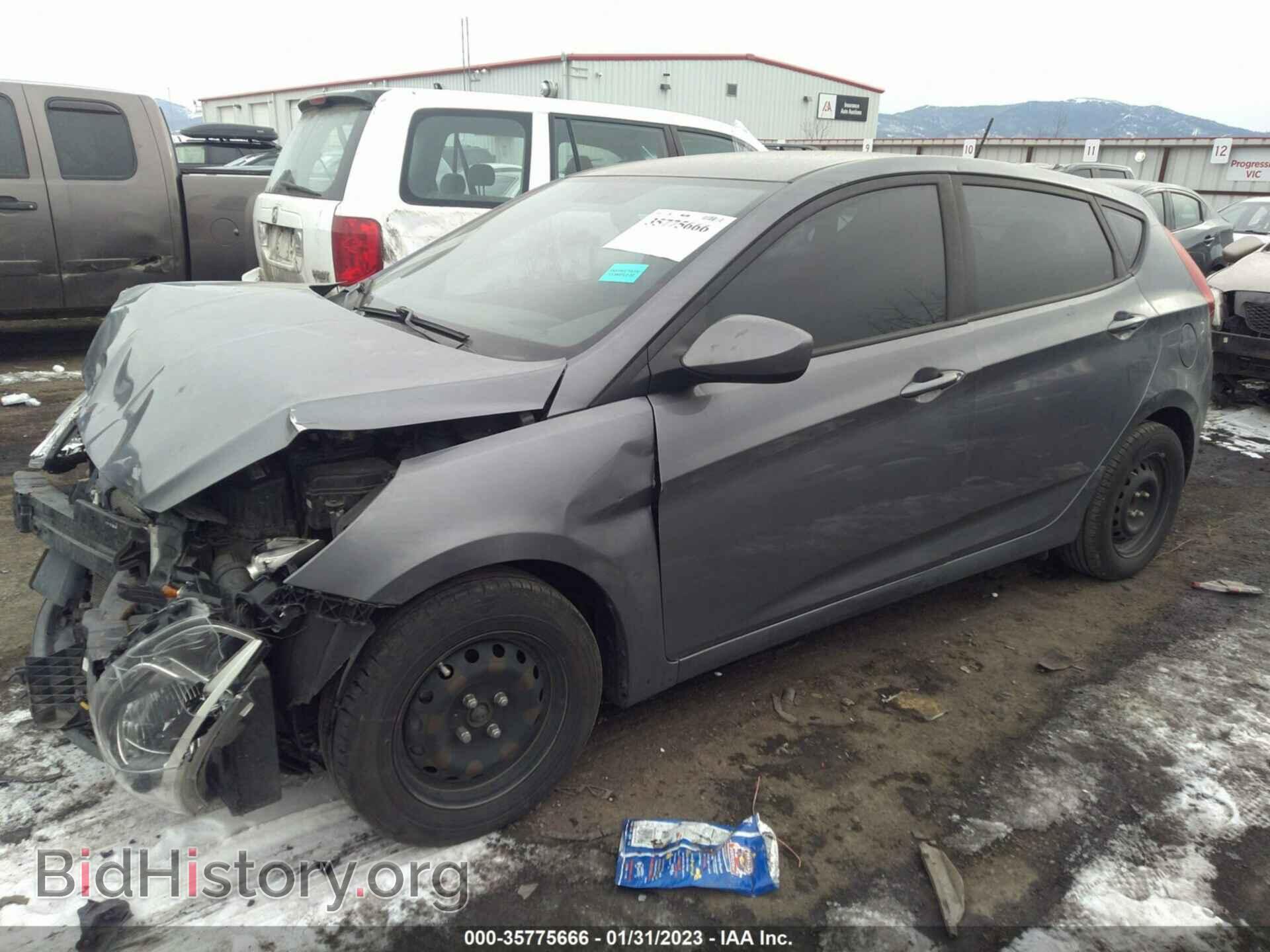 2017 HYUNDAI ACCENT - VIN: KMHCT5AE6HU331886 - Фото 2