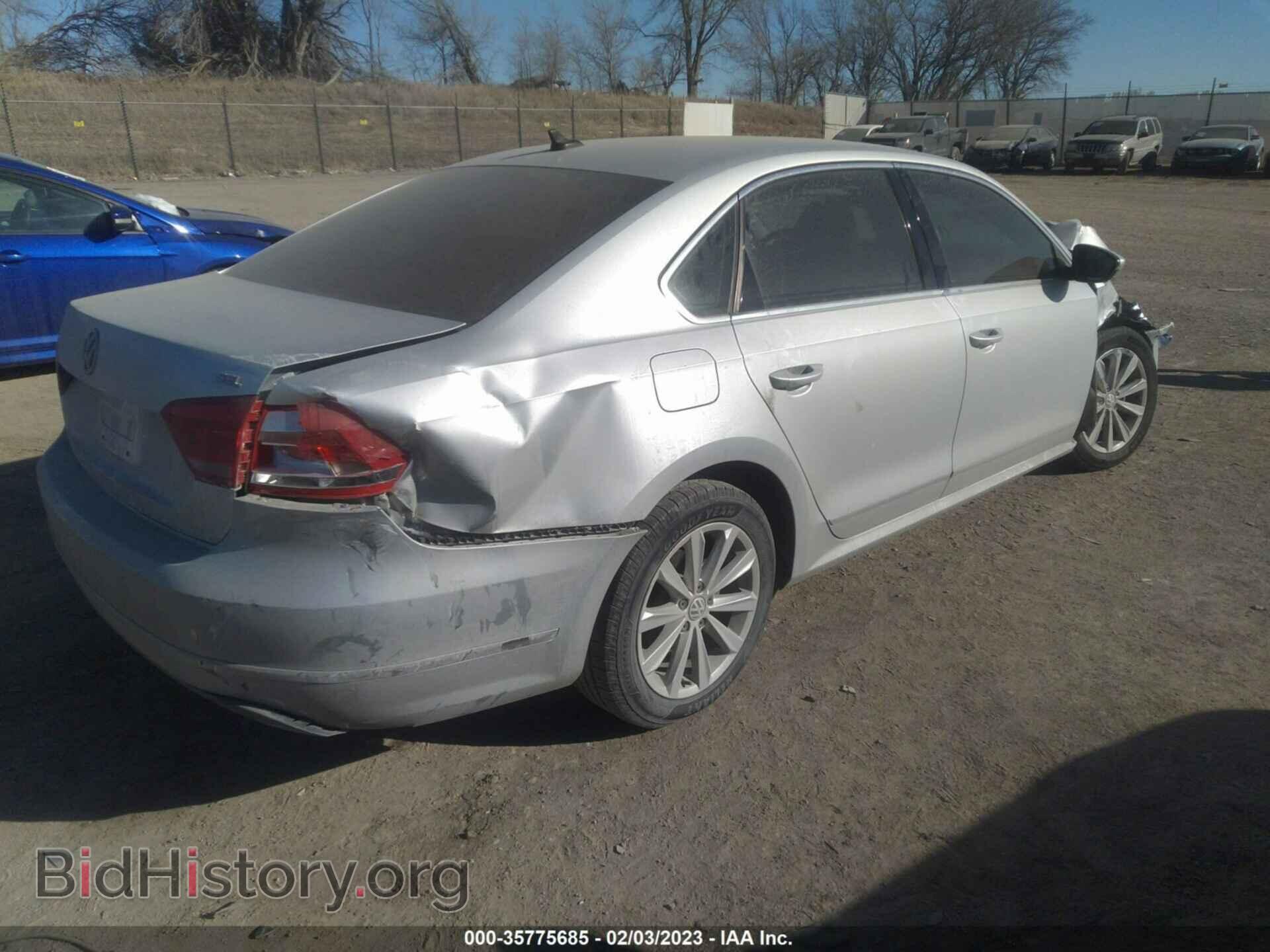 2012 VOLKSWAGEN PASSAT - VIN: 1VWCH7A38CC034906 - Фото 4