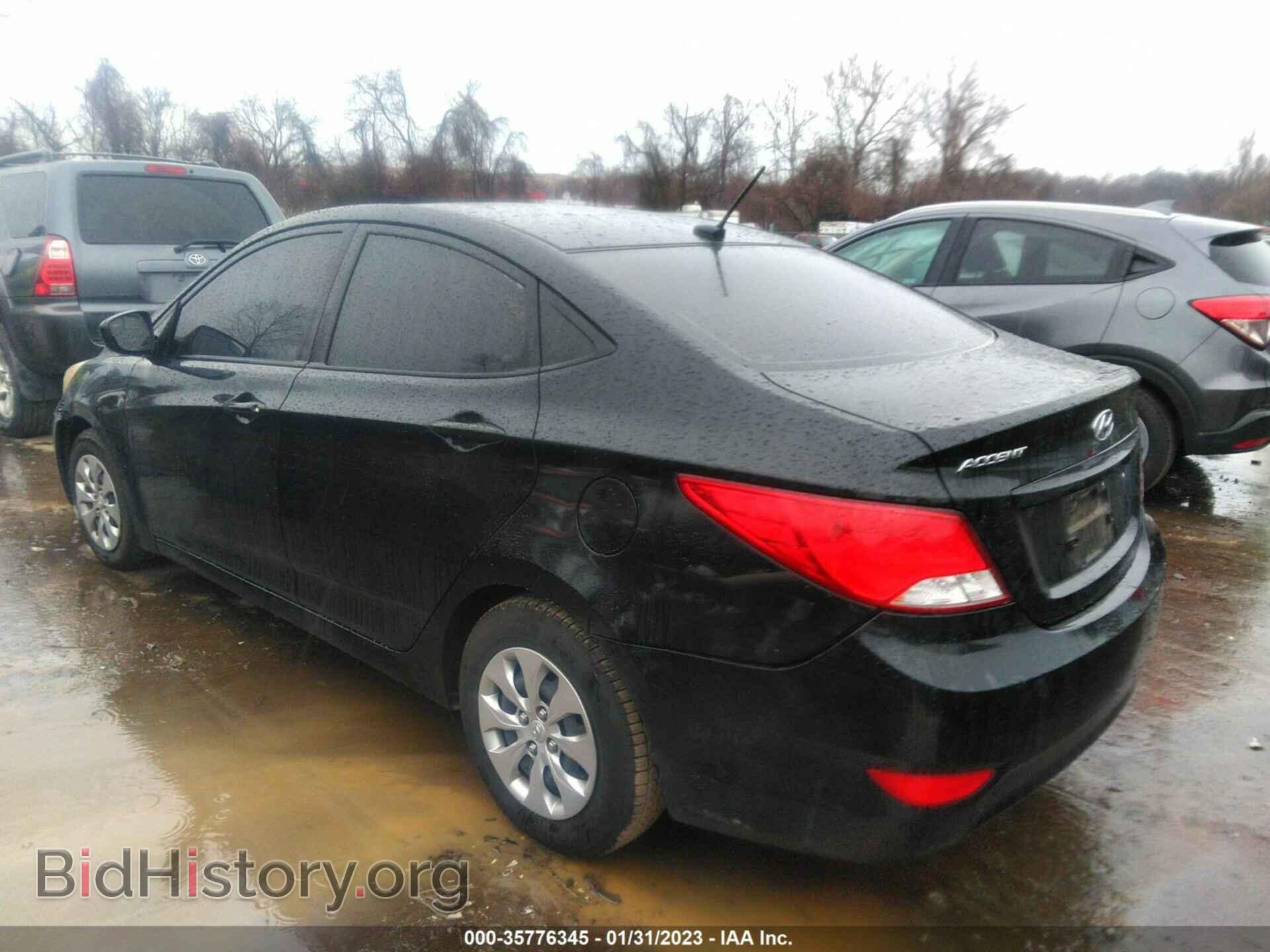 2016 HYUNDAI ACCENT - VIN: KMHCT4AE8GU162334 - Фото 3