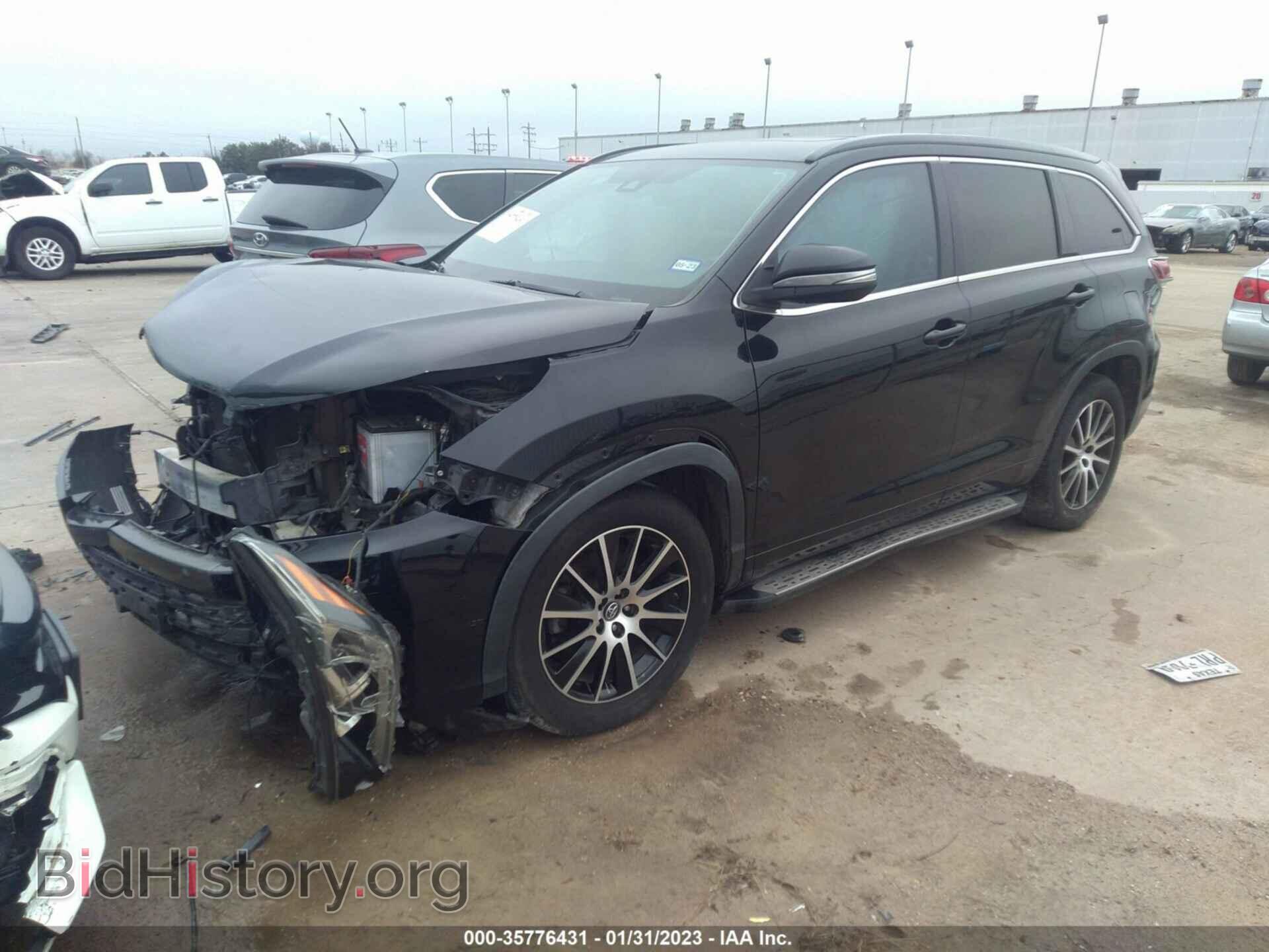 2017 TOYOTA HIGHLANDER - VIN: 5TDKZRFH6HS191142 - Фото 2