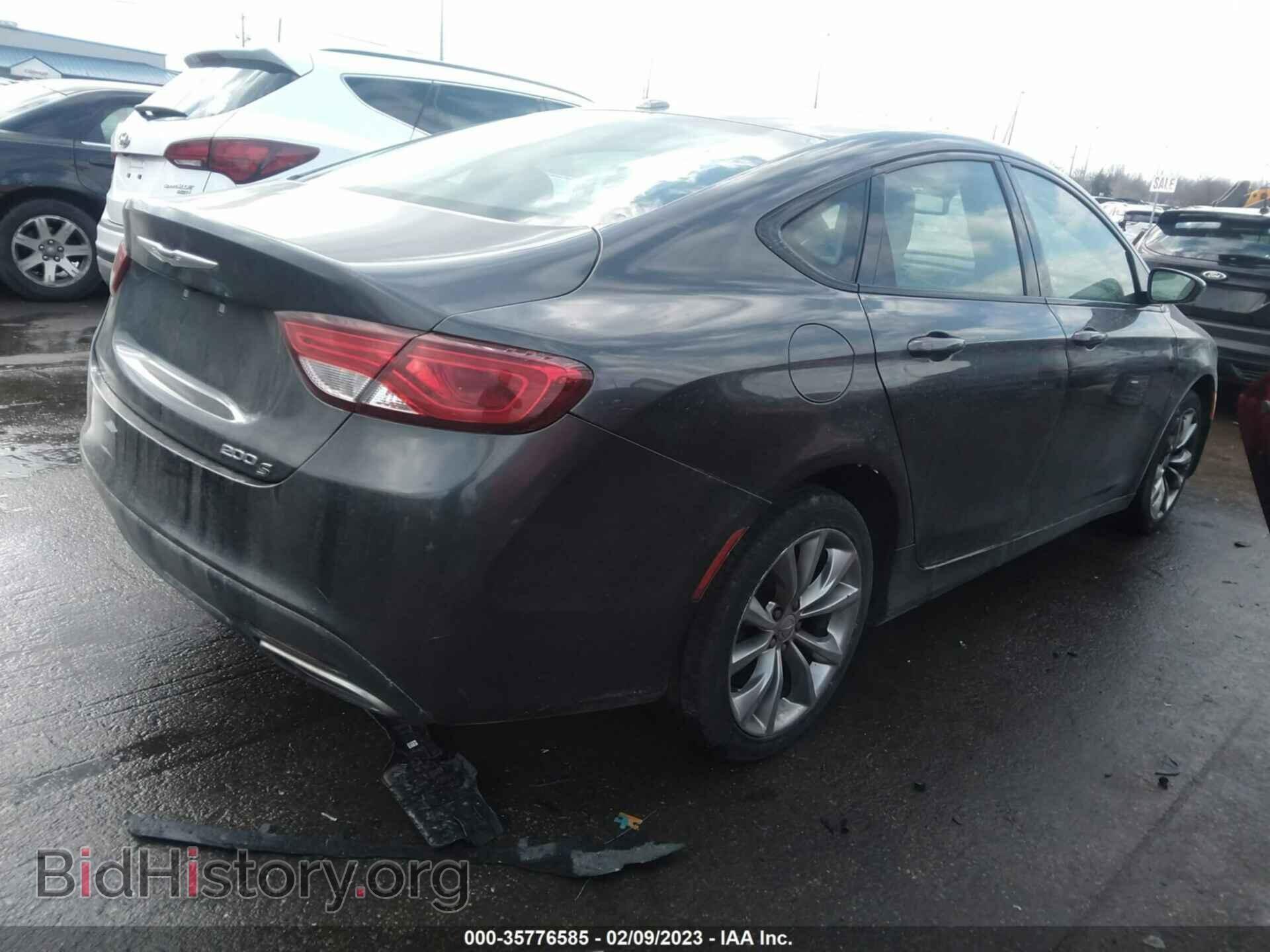 2015 CHRYSLER 200 - VIN: 1C3CCCBB6FN604608 - Фото 4