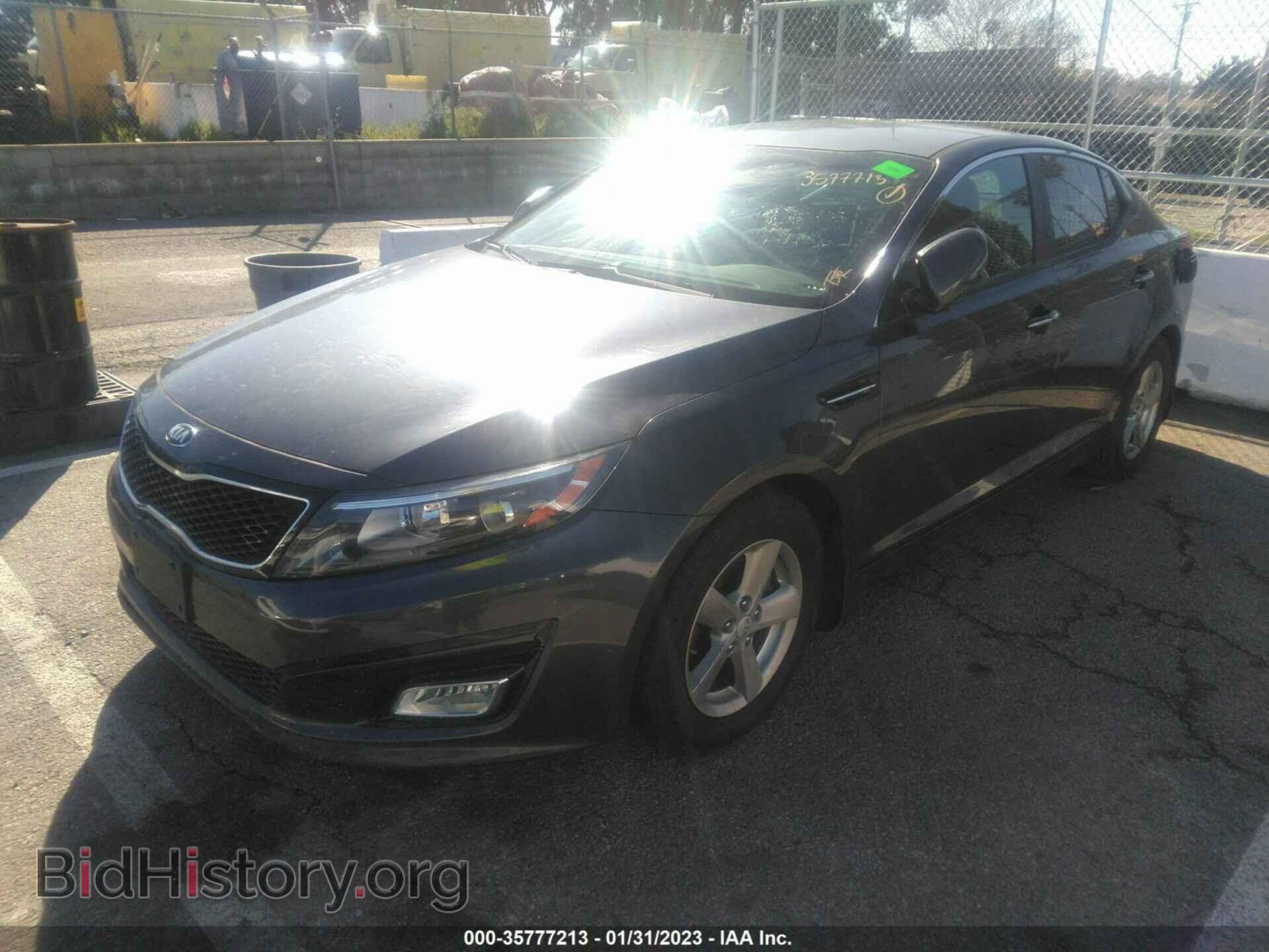 2015 KIA OPTIMA - VIN: KNAGM4A77F5632024 - Фото 2