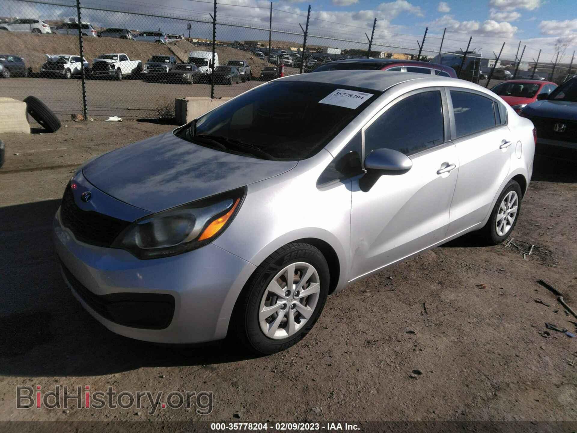 2014 KIA RIO - VIN: KNADM4A35E6363286 - Фото 2