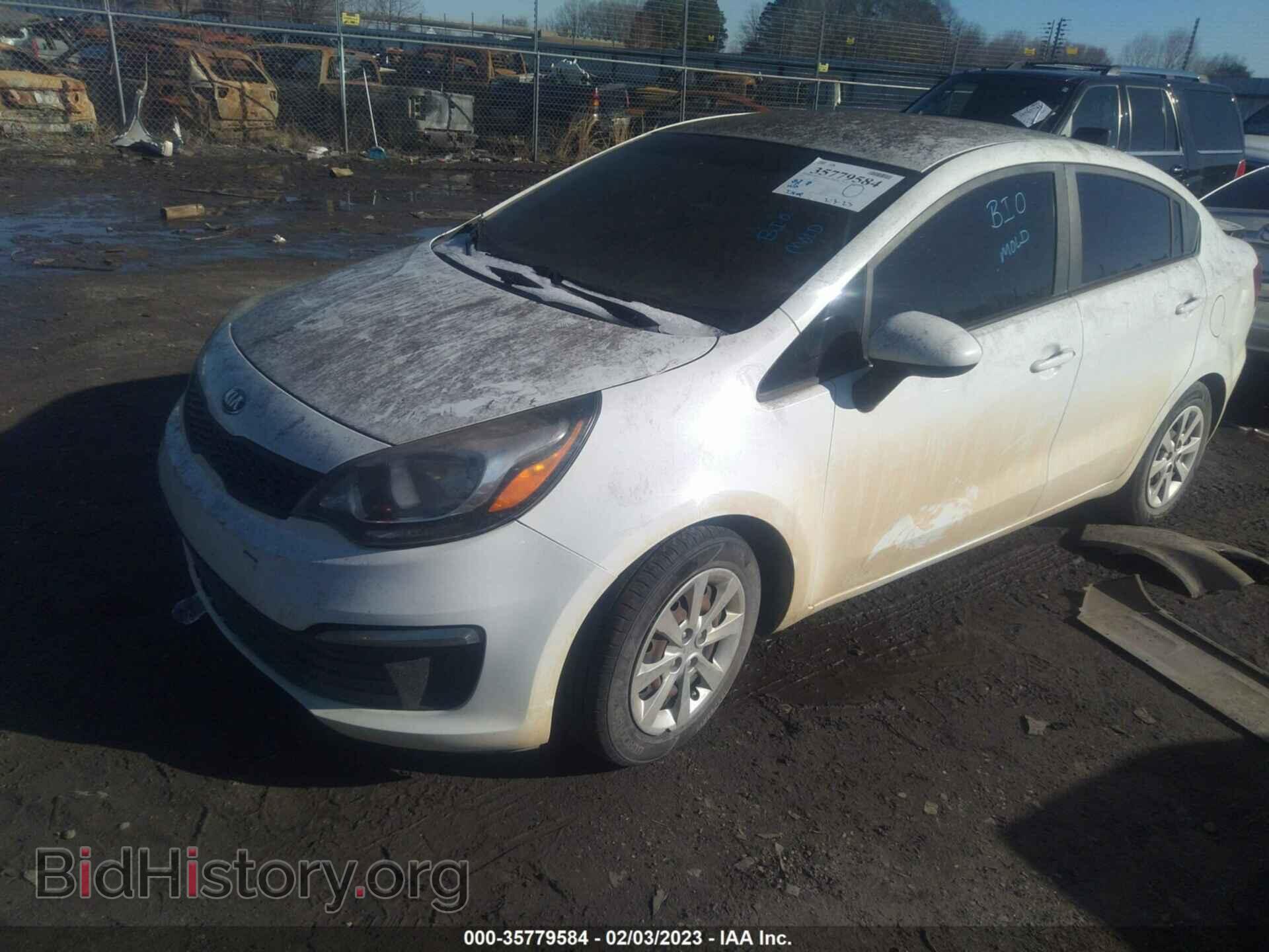 2016 KIA RIO - VIN: KNADM4A32G6687282 - Фото 2