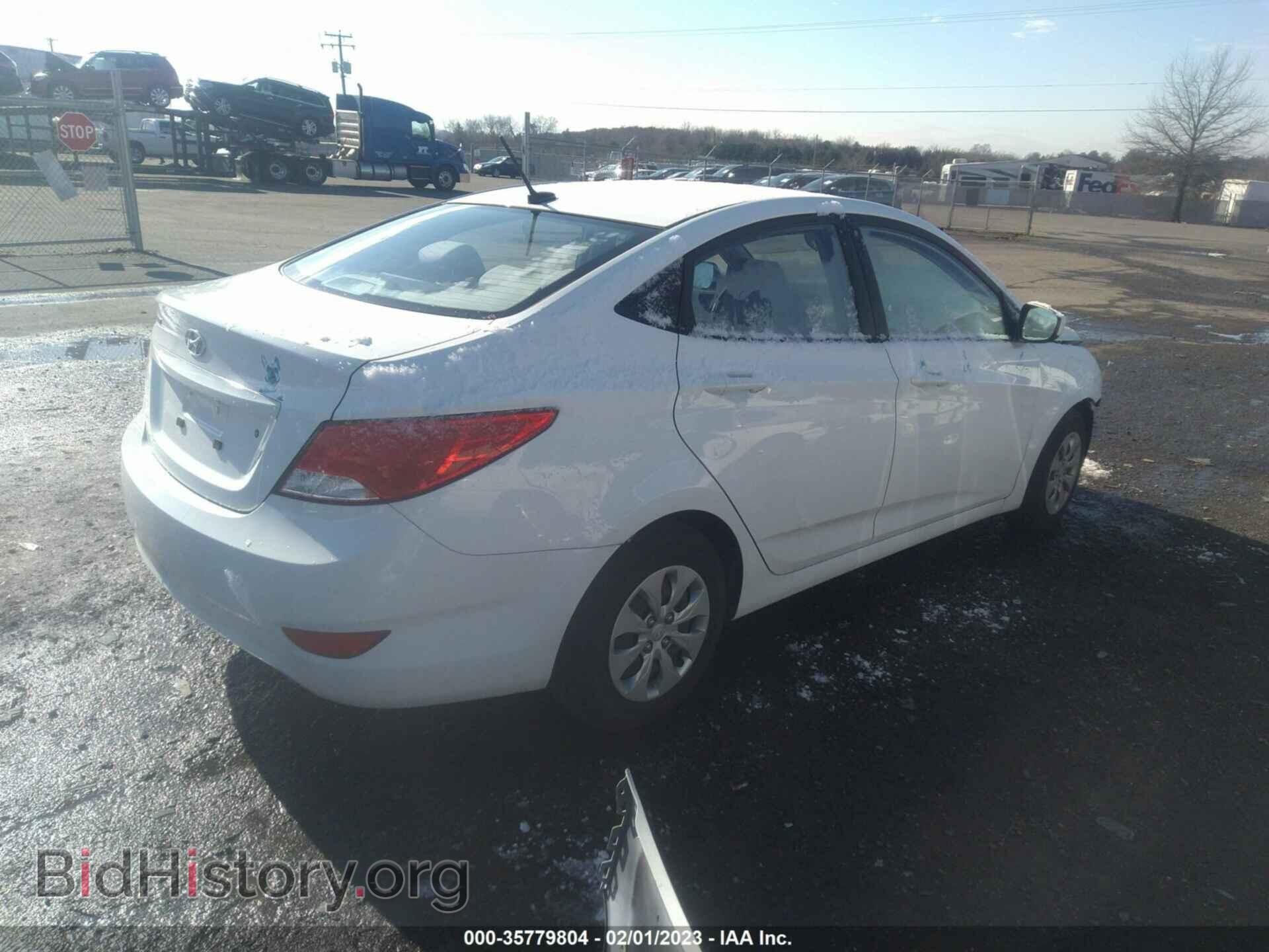 2016 HYUNDAI ACCENT - VIN: KMHCT4AEXGU072117 - Фото 4