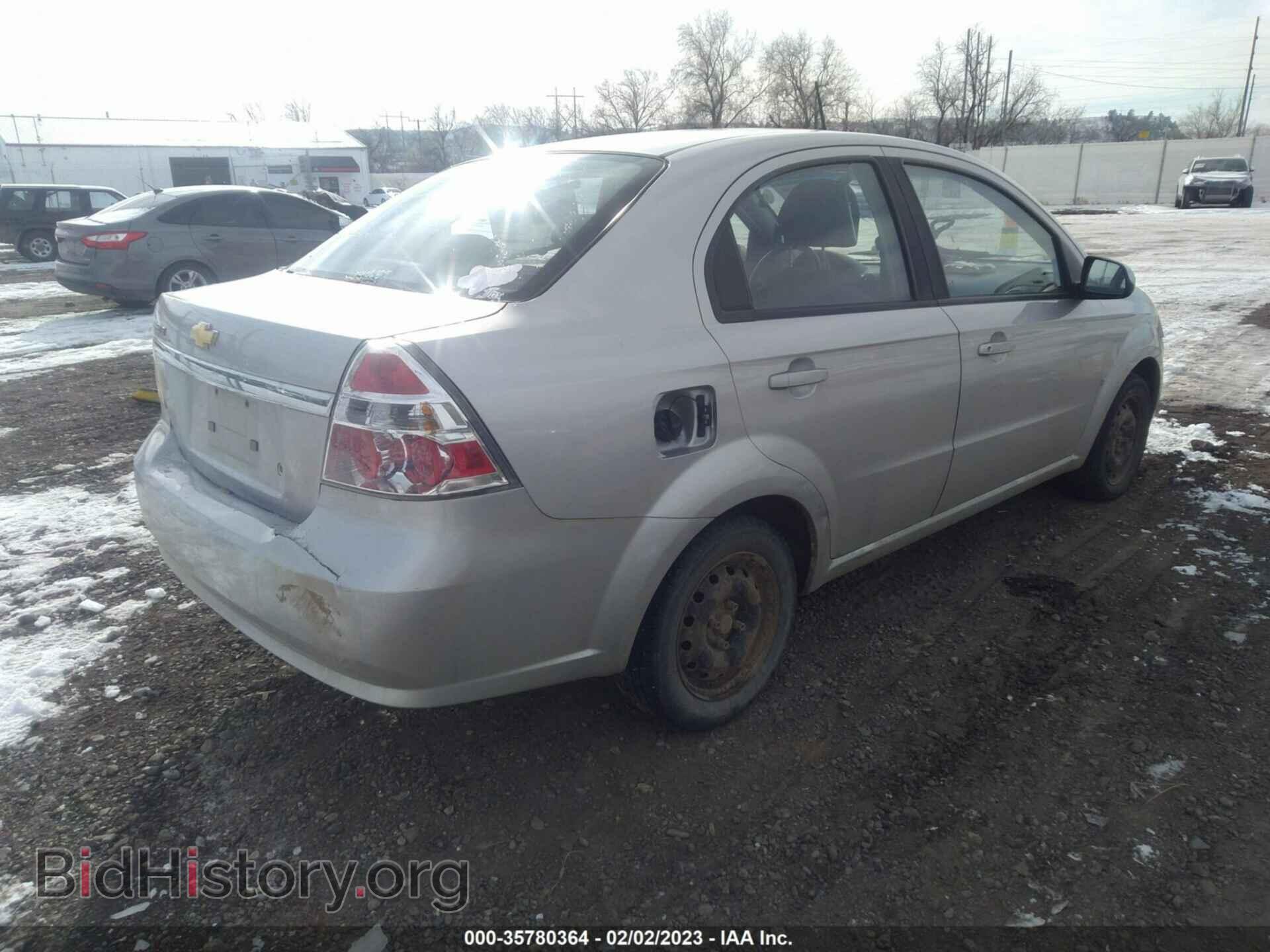 2009 CHEVROLET AVEO - VIN: KL1TD56E09B367510 - Фото 4