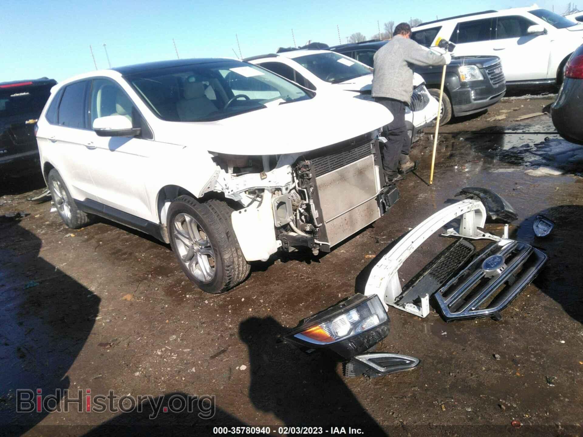 Photo 2FMPK3K80FBC09402 - FORD EDGE 2015
