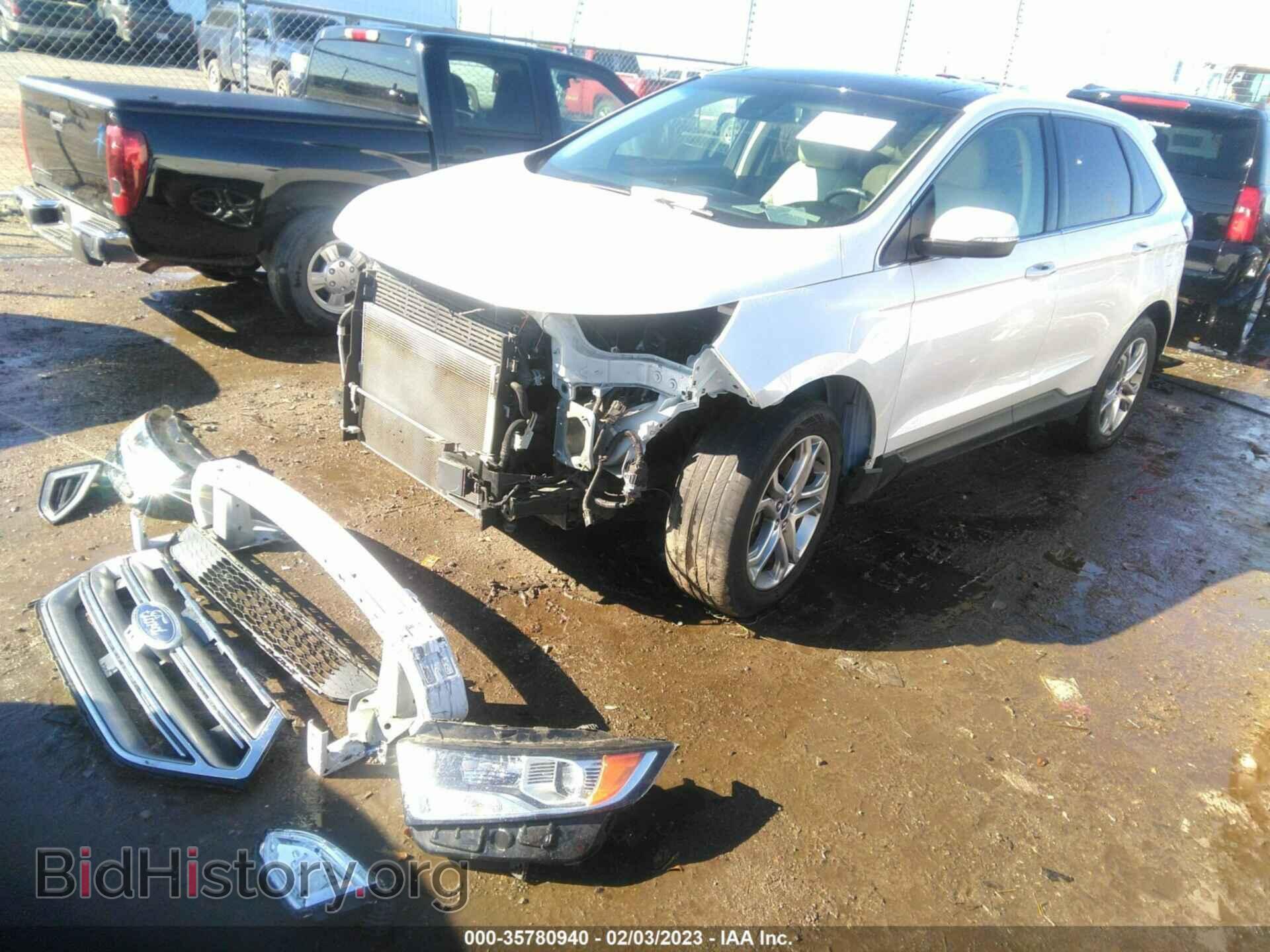 2015 FORD EDGE - VIN: 2FMPK3K80FBC09402 - Фото 2