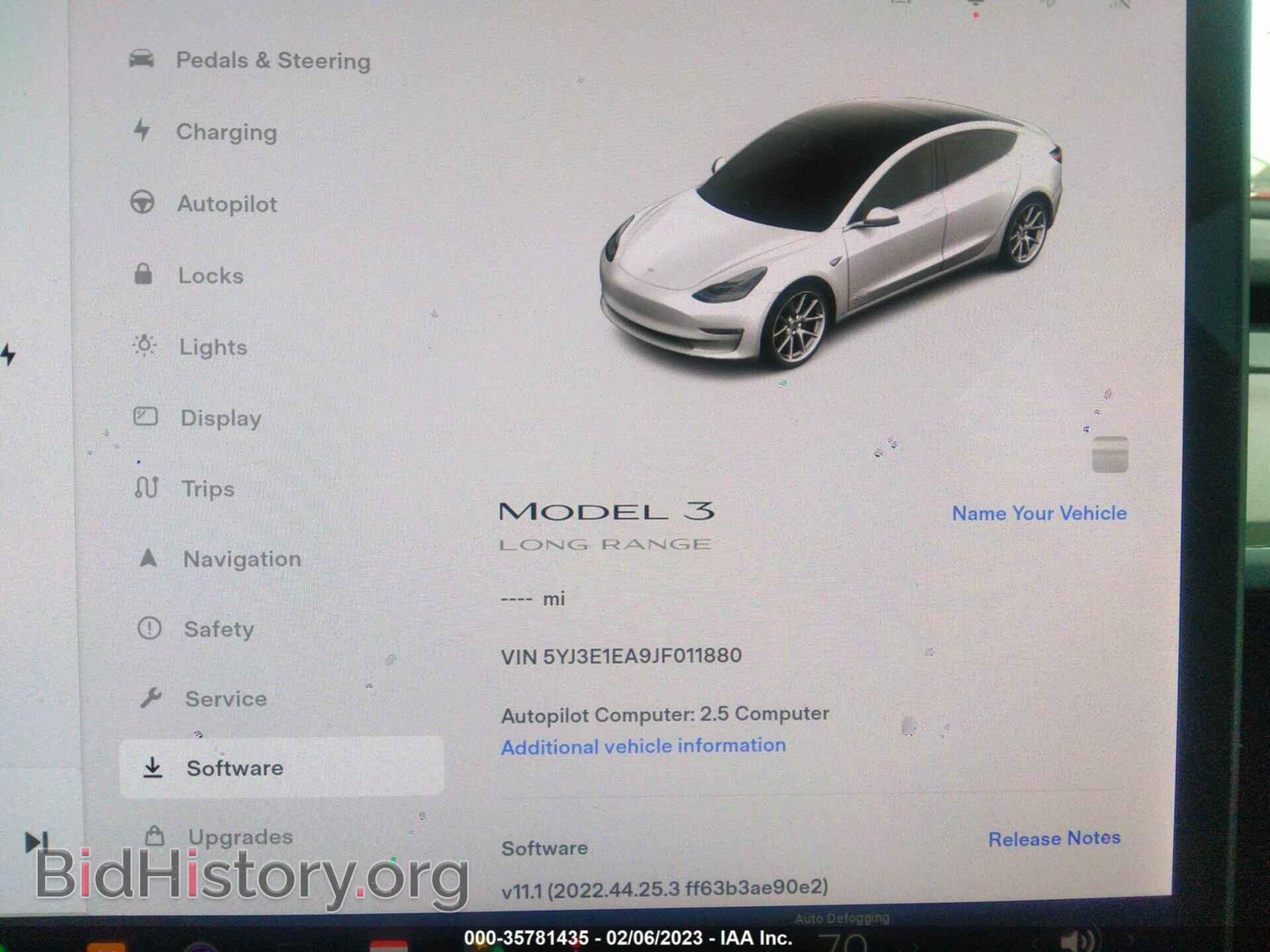 2018 TESLA MODEL 3 - VIN: 5YJ3E1EA9JF011880 - Фото 9