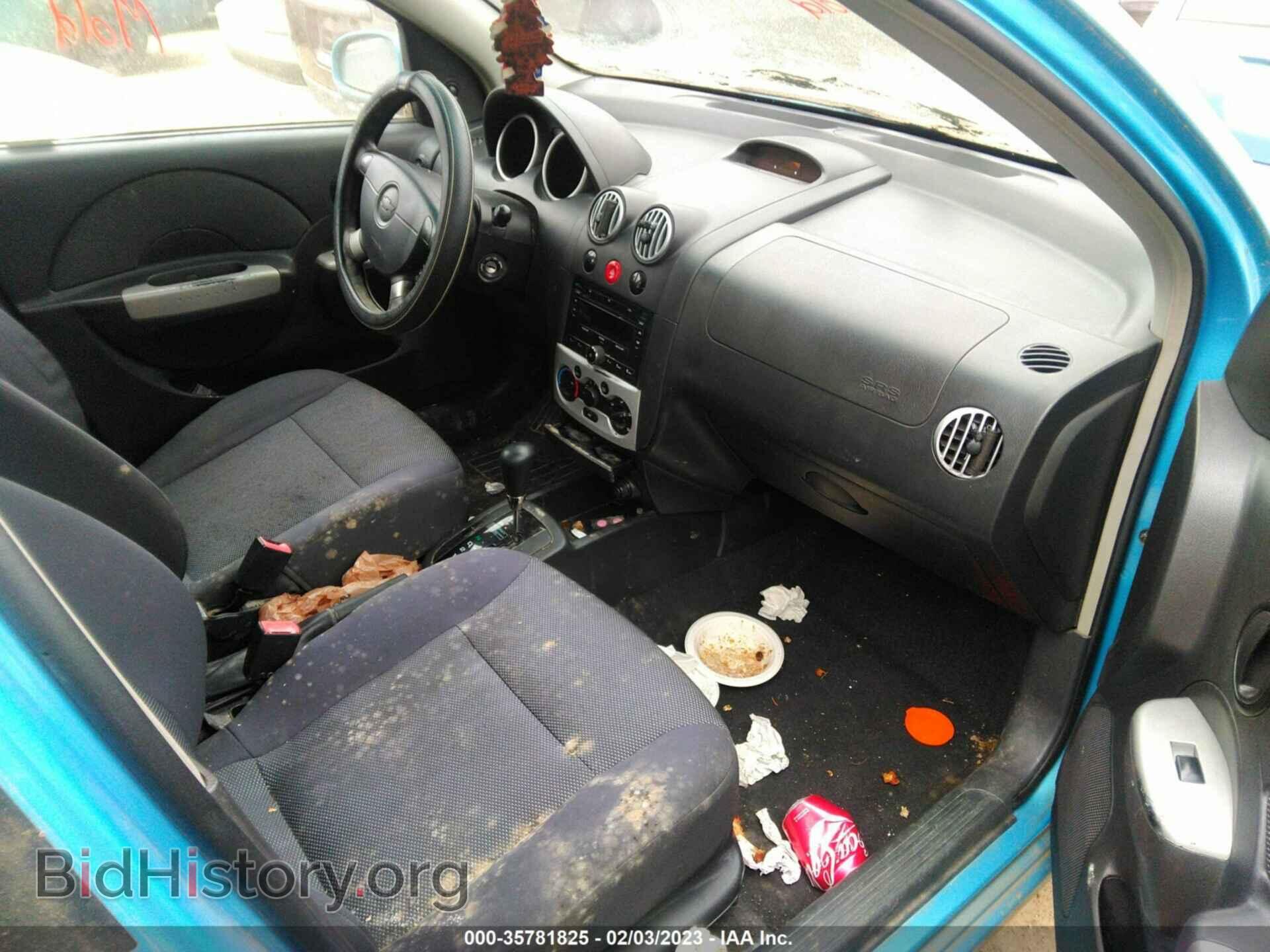 2006 CHEVROLET AVEO - VIN: KL1TG66646B645035 - Фото 5
