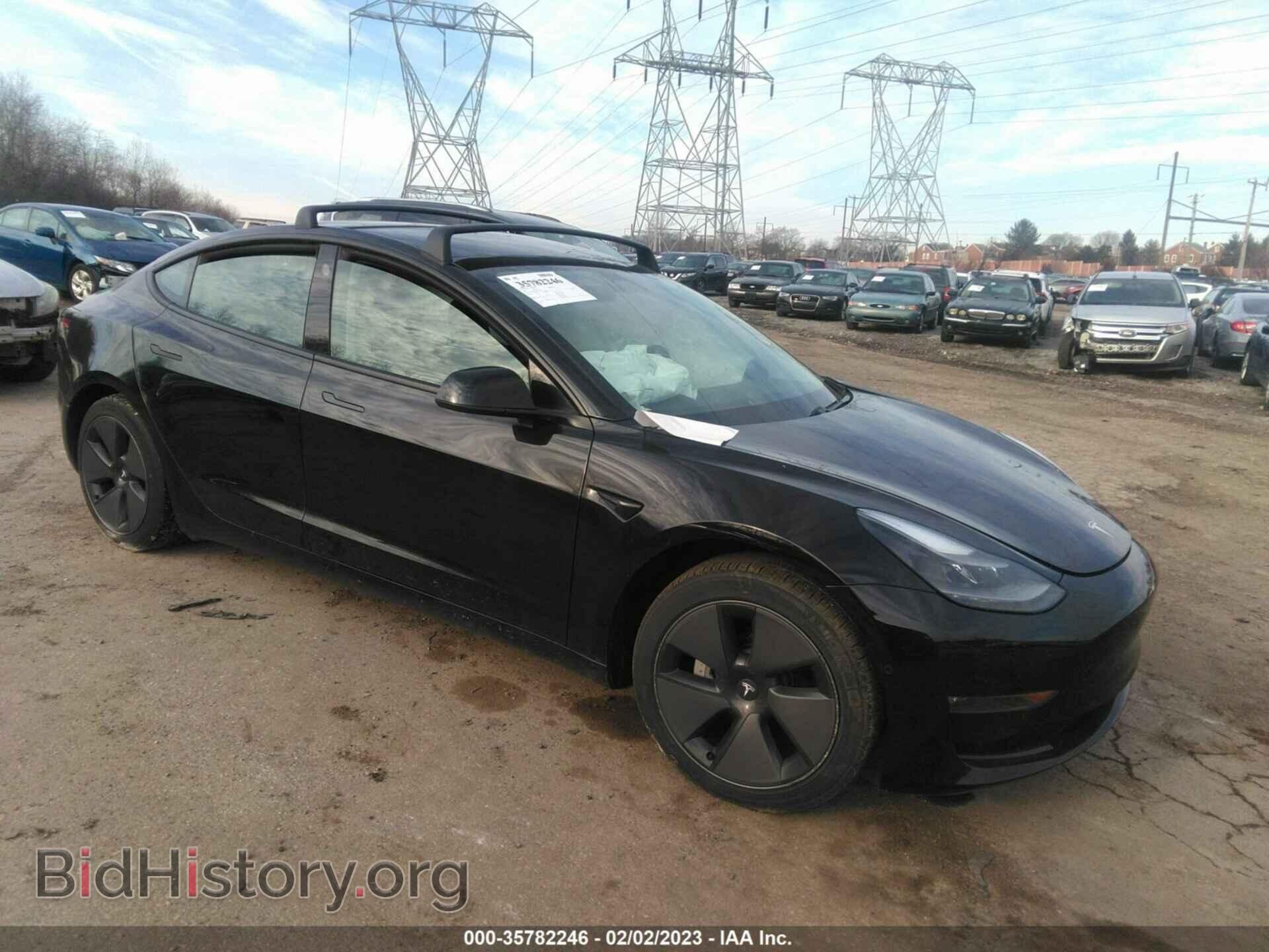 Photo 5YJ3E1EB0MF992176 - TESLA MODEL 3 2021