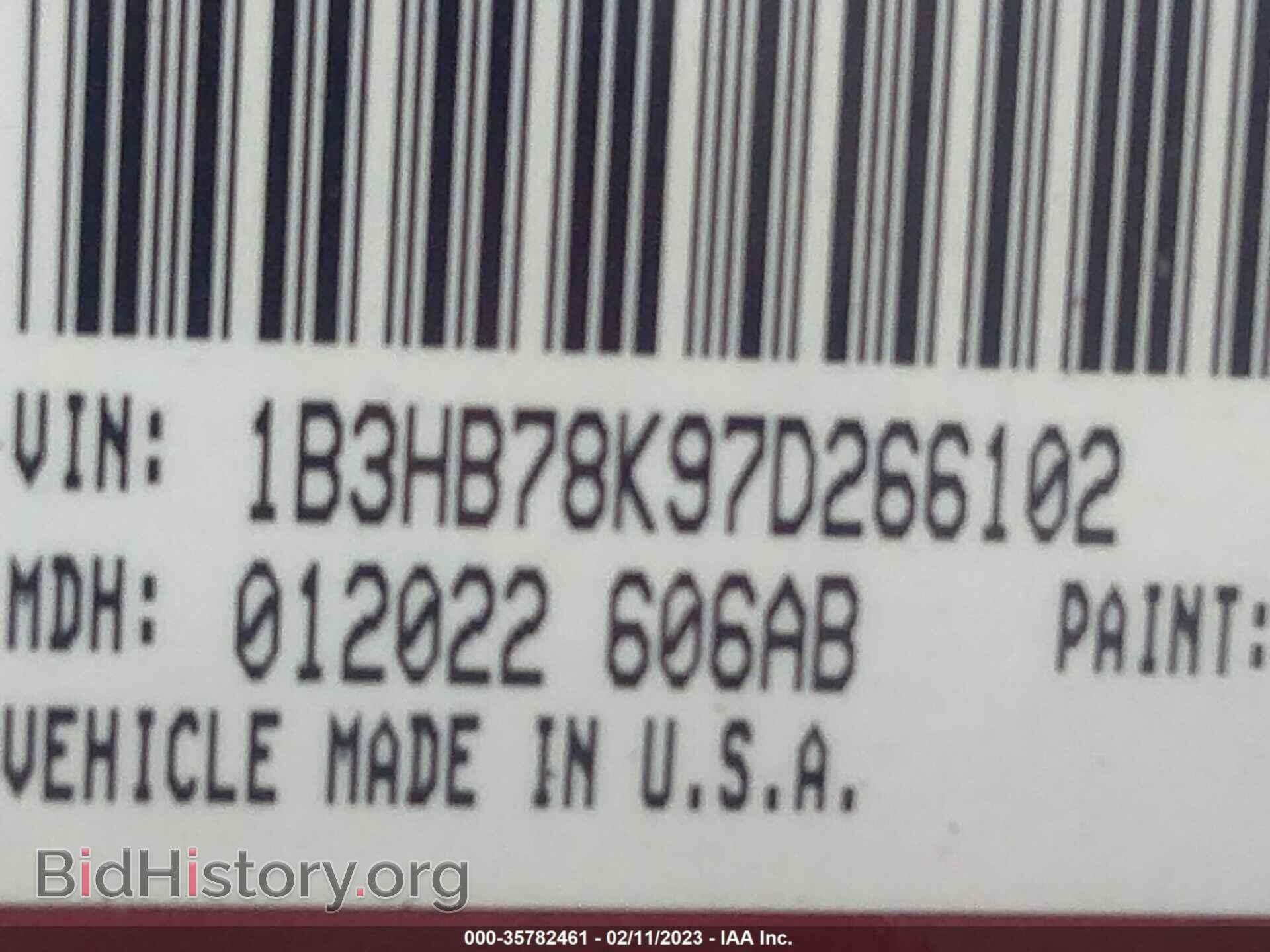2007 DODGE CALIBER - VIN: 1B3HB78K97D266102 - Фото 9