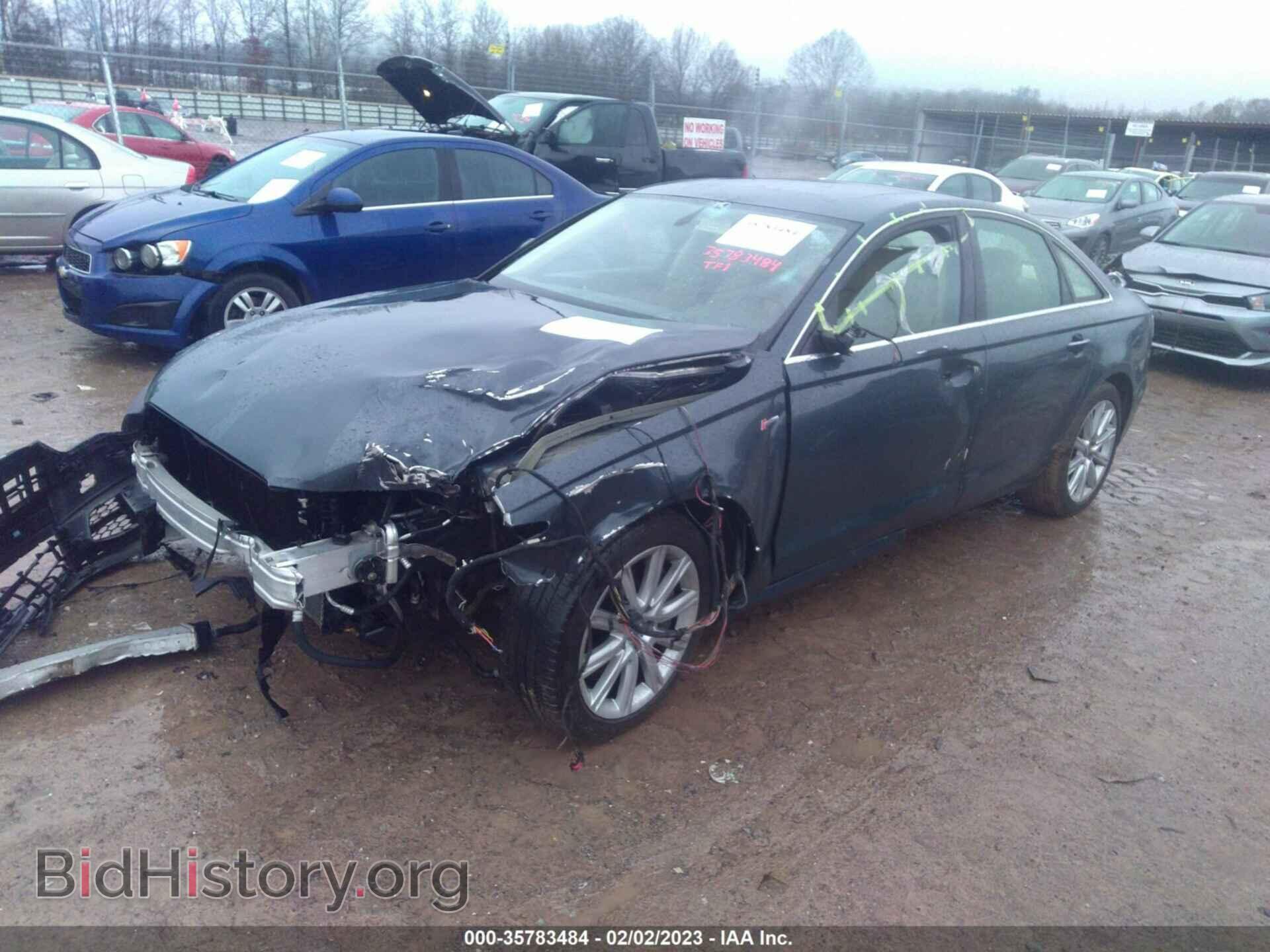 2012 AUDI A6 - VIN: WAUHGAFCXCN066758 - Фото 2