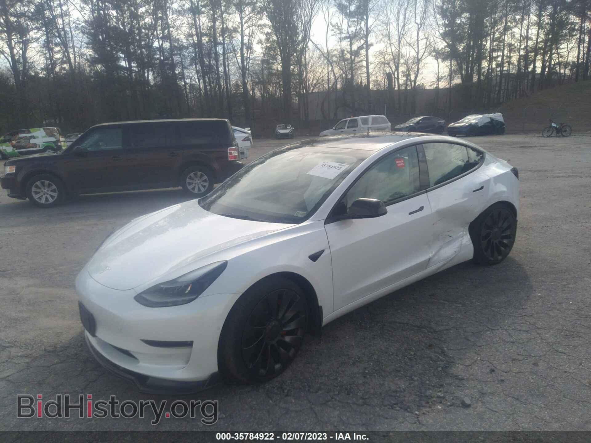 2022 TESLA MODEL 3 - VIN: 5YJ3E1EC3NF132346 - Фото 2
