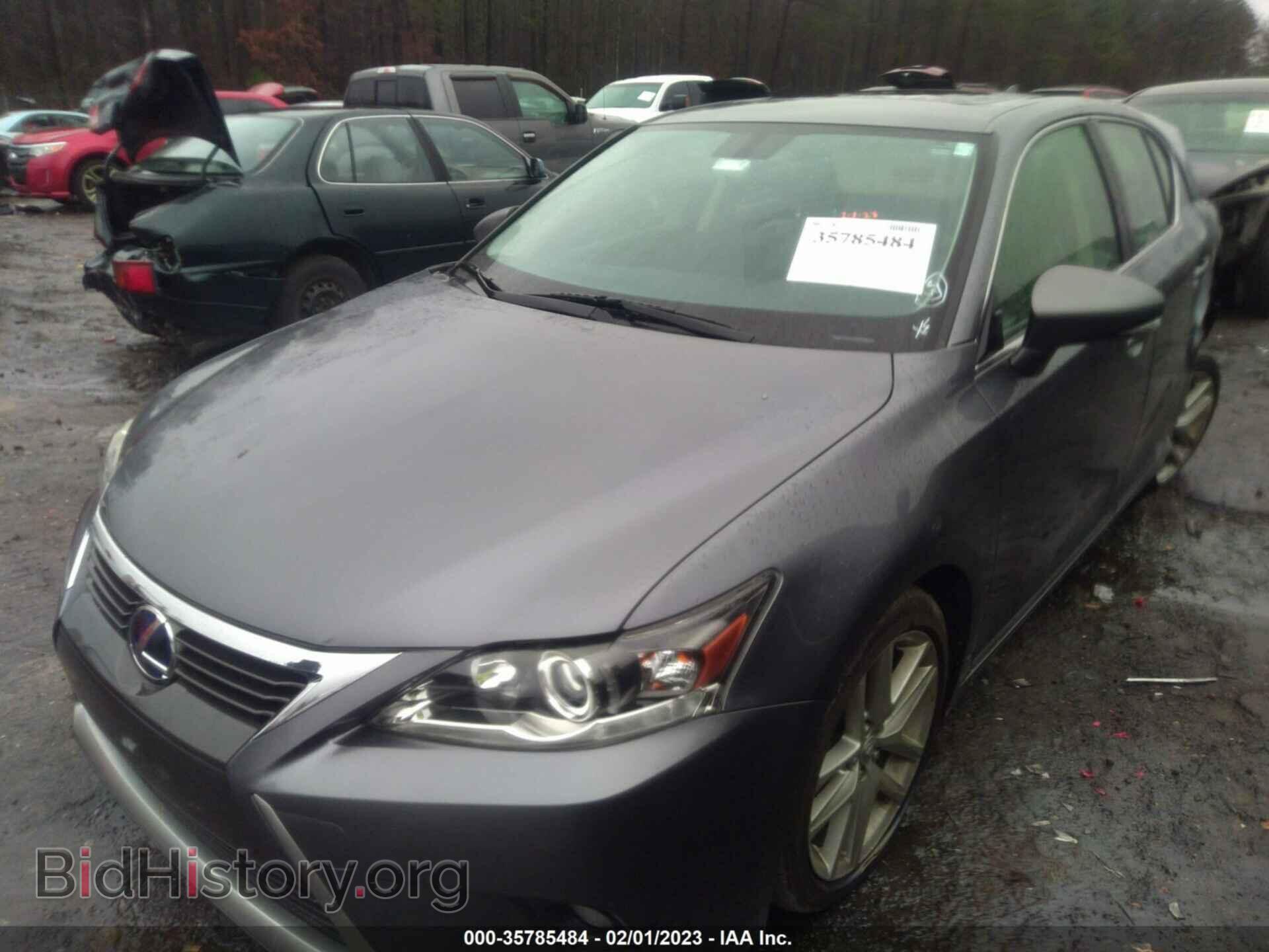2014 LEXUS CT 200H - VIN: JTHKD5BH4E2177206 - Фото 2