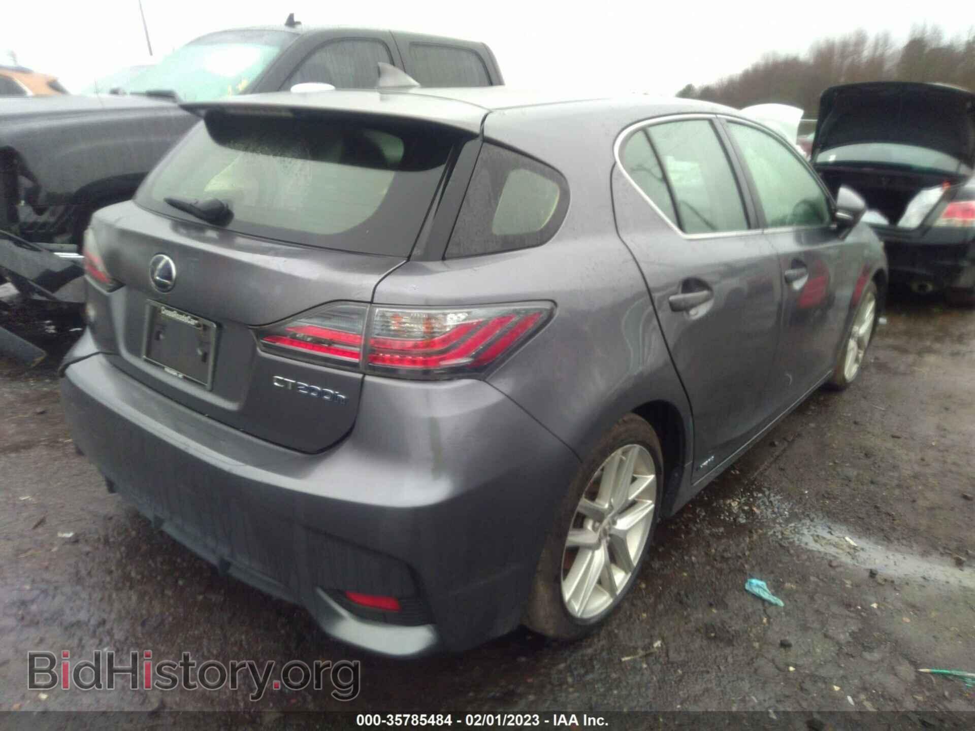 2014 LEXUS CT 200H - VIN: JTHKD5BH4E2177206 - Фото 4