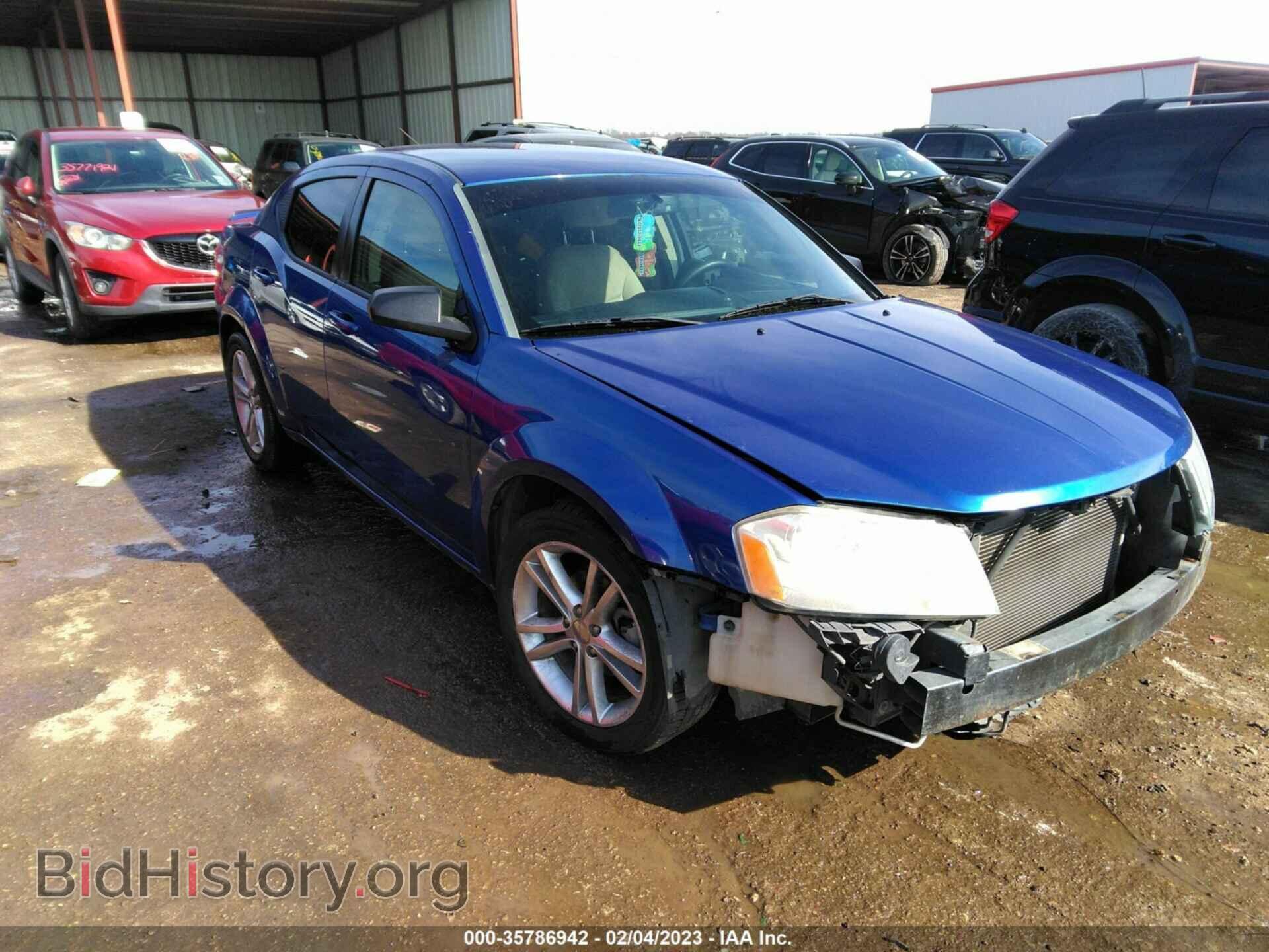 Фотография 1C3CDZAG7DN504057 - DODGE AVENGER 2013
