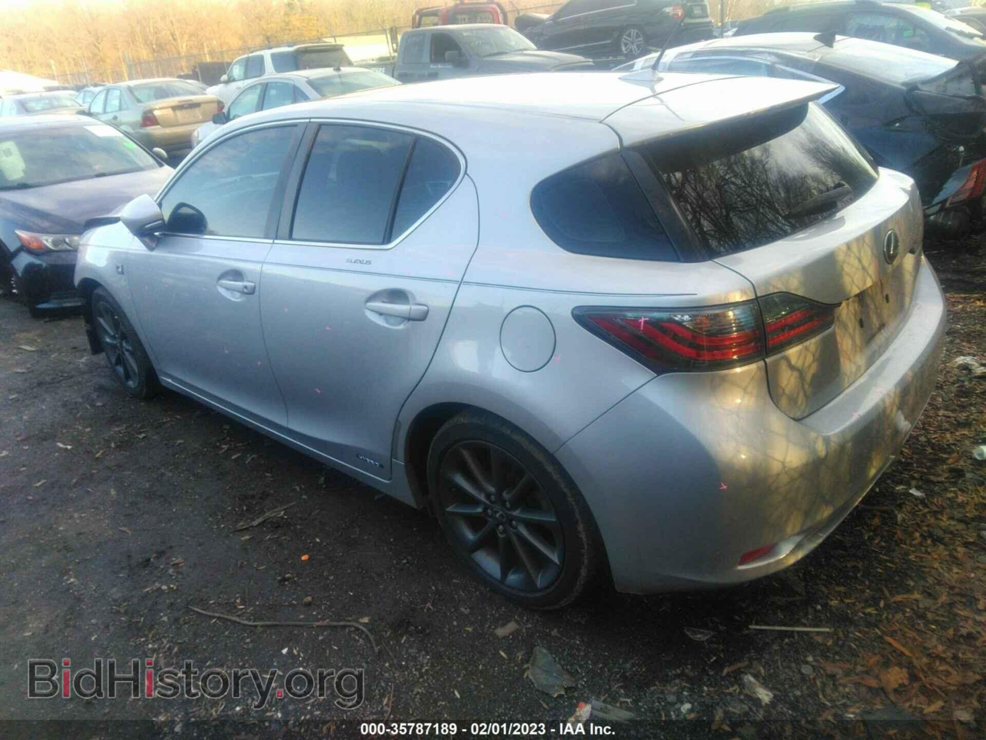 2012 LEXUS CT 200H - VIN: JTHKD5BH5C2082554 - Фото 3
