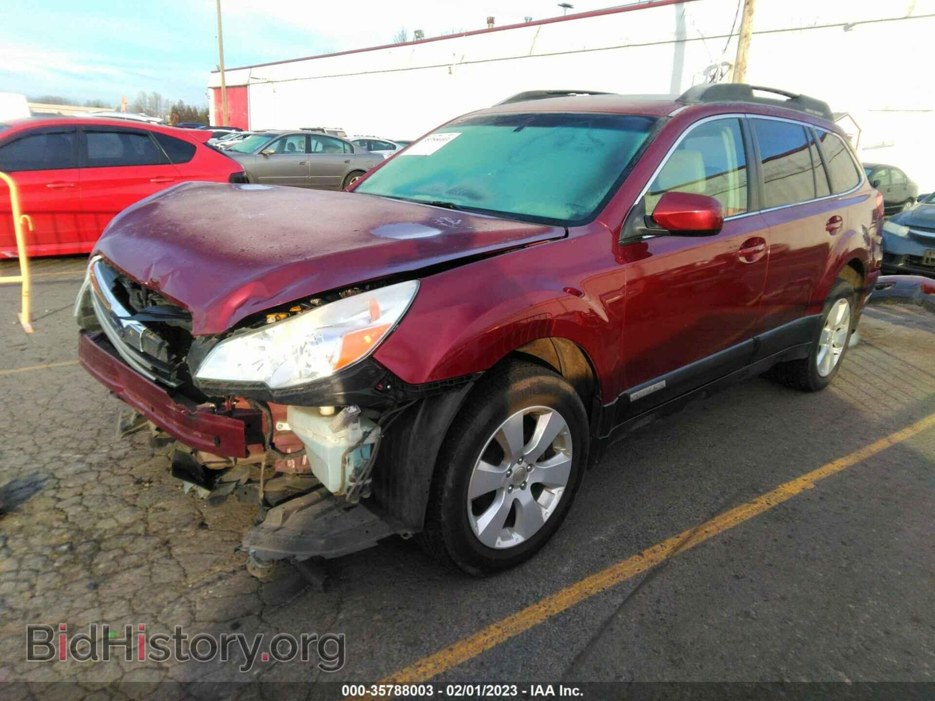 2011 SUBARU OUTBACK - VIN: 4S4BRBGC3B3383374 - Фото 2