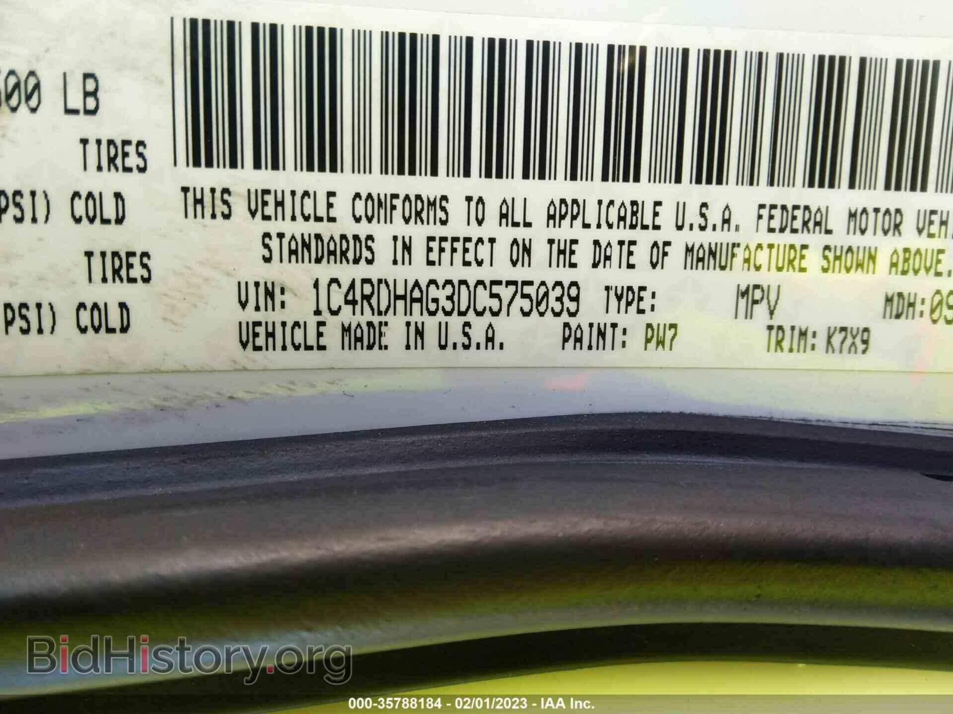 2013 DODGE DURANGO - VIN: 1C4RDHAG3DC575039 - Фото 9