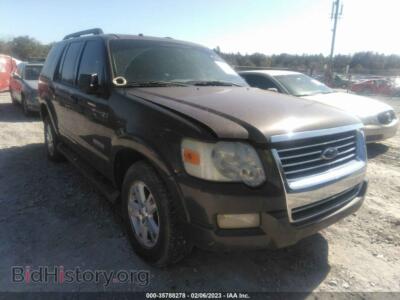 2007 Ford EXPLORER XLT, brown — VIN 1FMEU63E97UB41586, IAAI