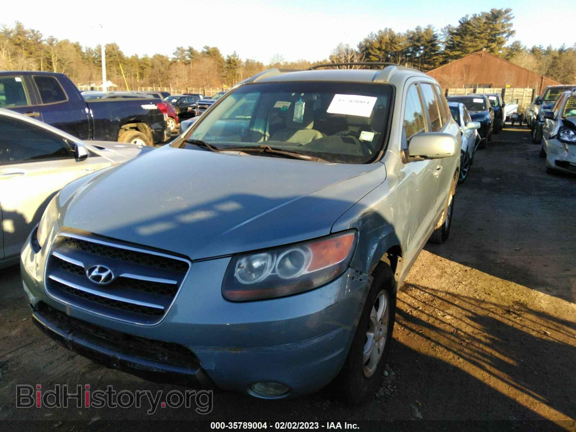 2007 HYUNDAI SANTA FE - VIN: 5NMSG73DX7H116389 - Фото 2