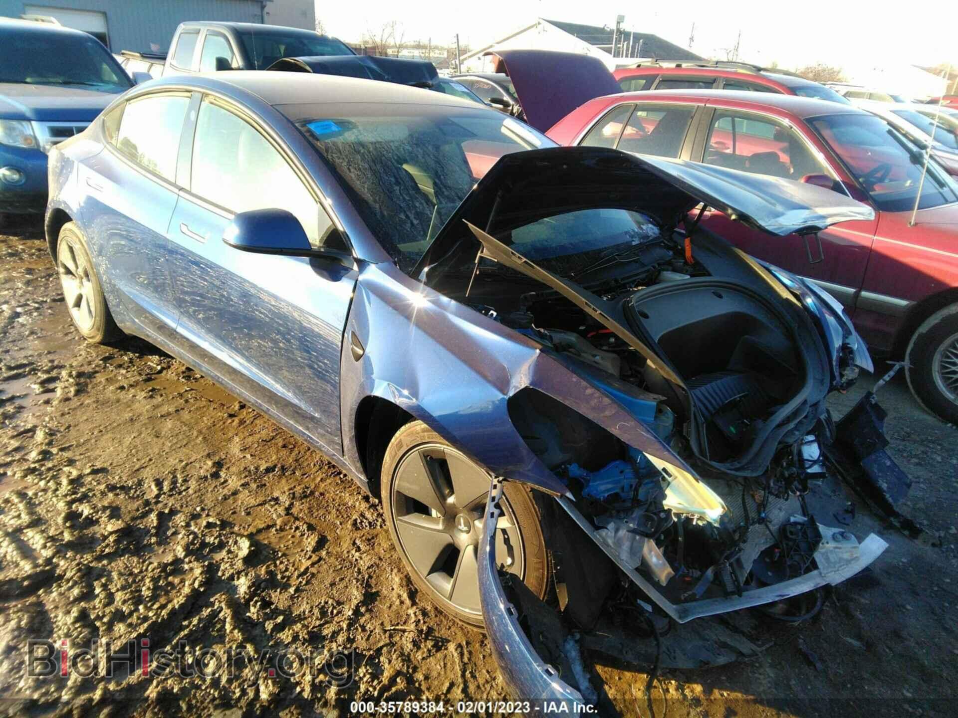 Photo 5YJ3E1EB7MF032465 - TESLA MODEL 3 2021