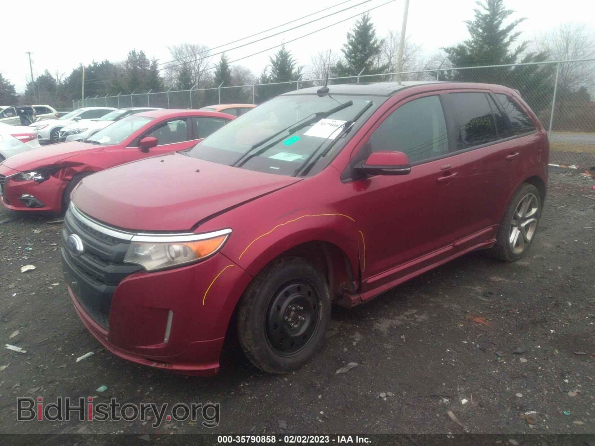 2014 FORD EDGE - VIN: 2FMDK3AK0EBA44532 - Фото 2