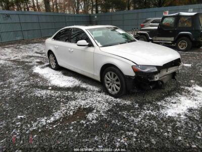 2011 Audi A4 2.0T Premium Plus, white — VIN WAUFFAFL8BN026591, IAAI