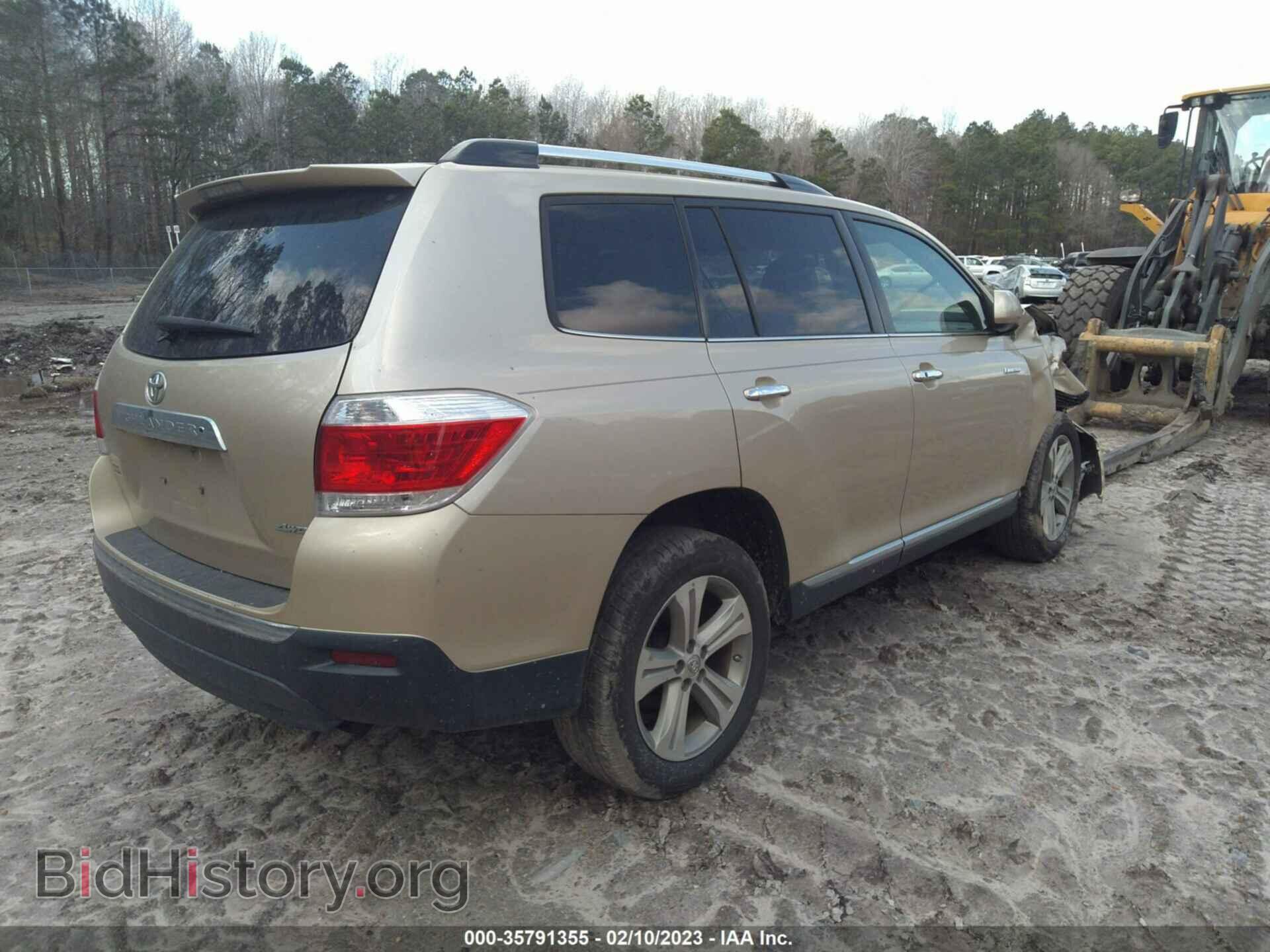 2013 TOYOTA HIGHLANDER - VIN: 5TDDK3EH8DS234014 - Фото 4
