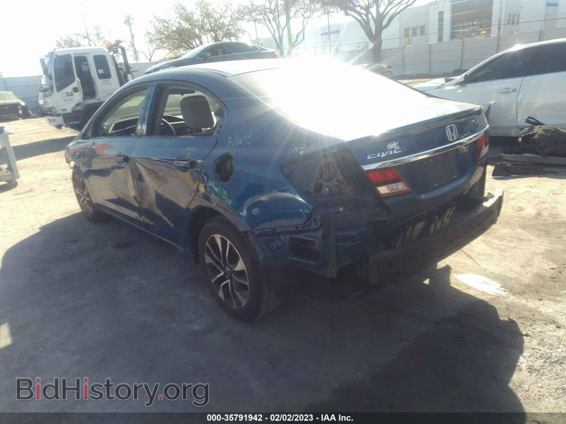 2013 HONDA CIVIC SDN - VIN: 19XFB2F86DE059676 - Фото 3