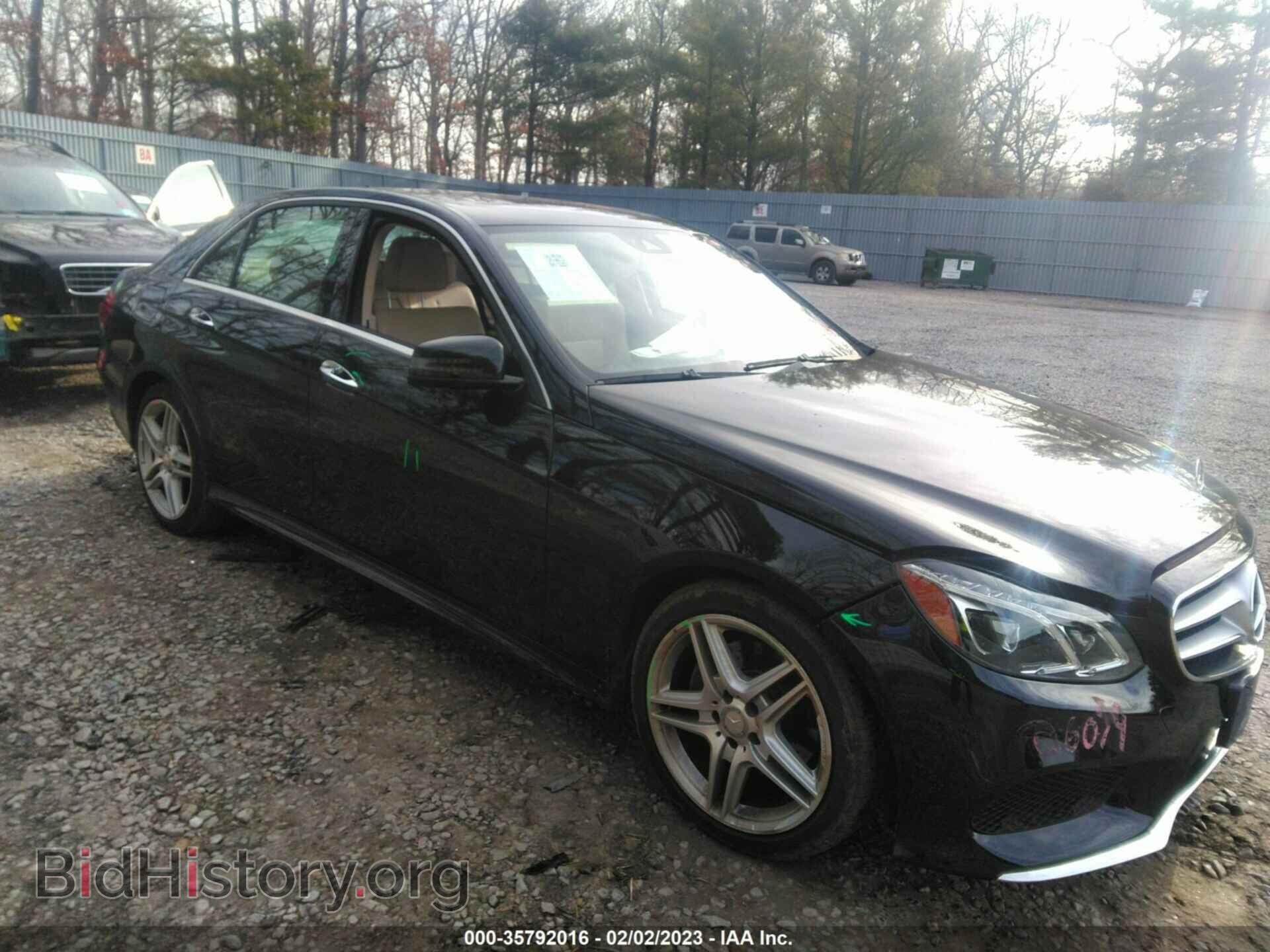 Photo WDDHF8JB7EA823287 - MERCEDES-BENZ E-CLASS 2014