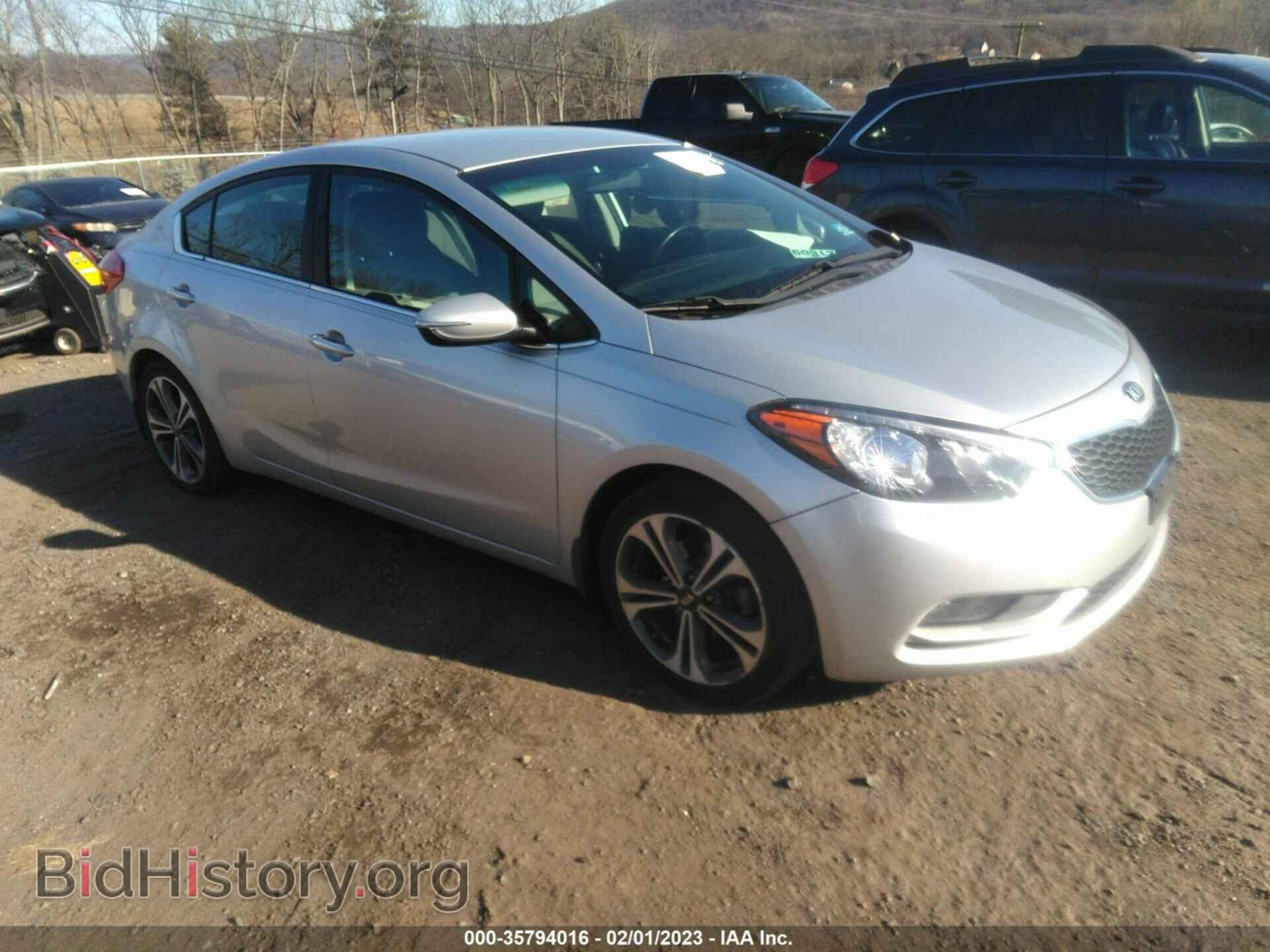 Photo KNAFX4A89E5074672 - KIA FORTE 2014
