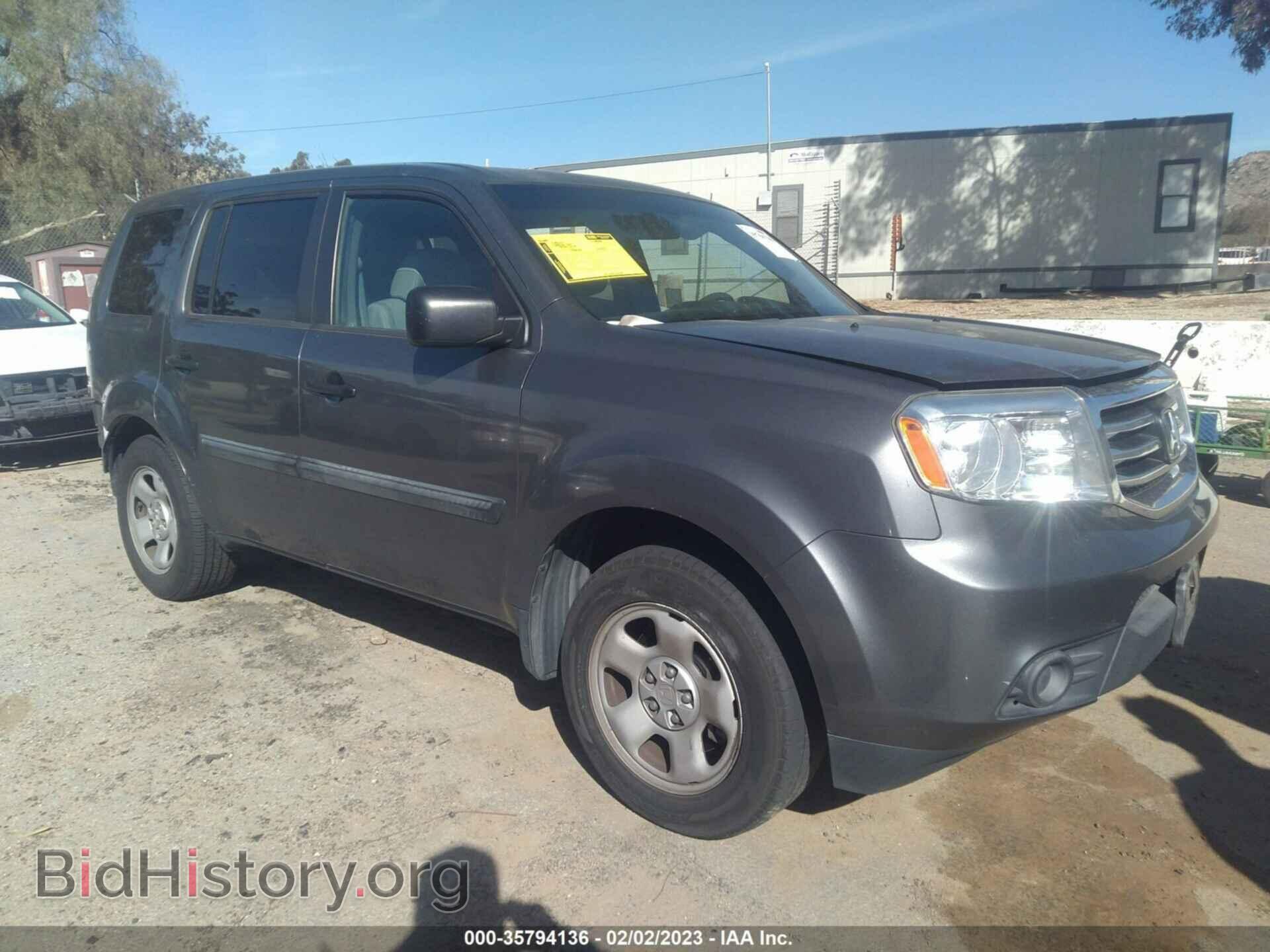 Фотография 5FNYF3H26CB005332 - HONDA PILOT 2012