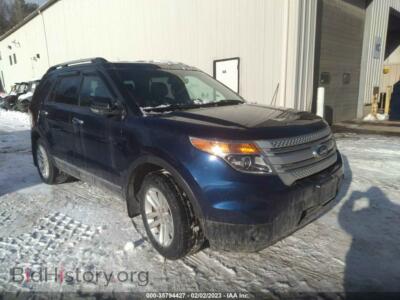 2011 Ford EXPLORER XLT, blue — VIN 1FMHK8D80BGA77968, IAAI