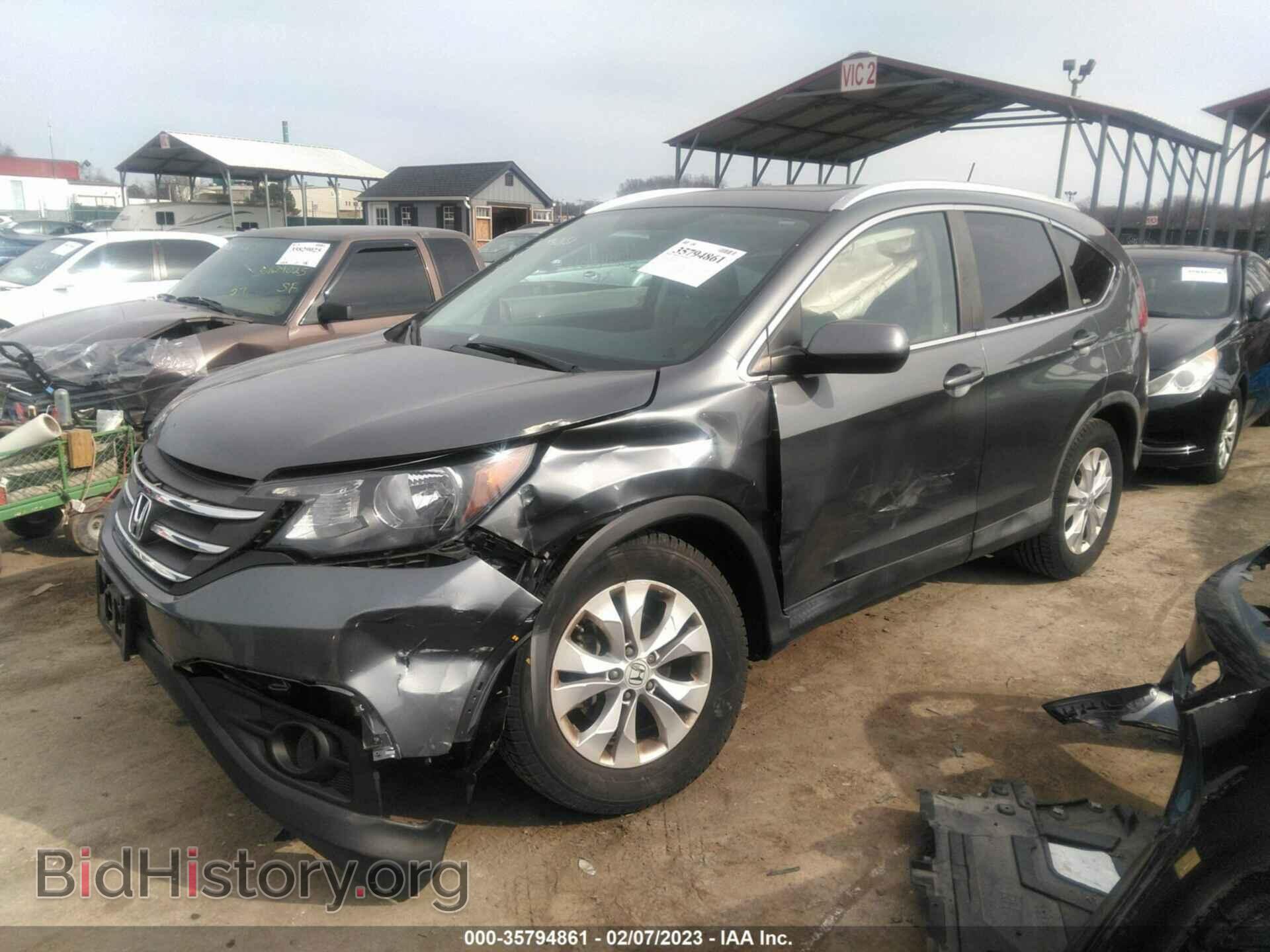 2012 HONDA CR-V - VIN: 2HKRM3H78CH514104 - Фото 2