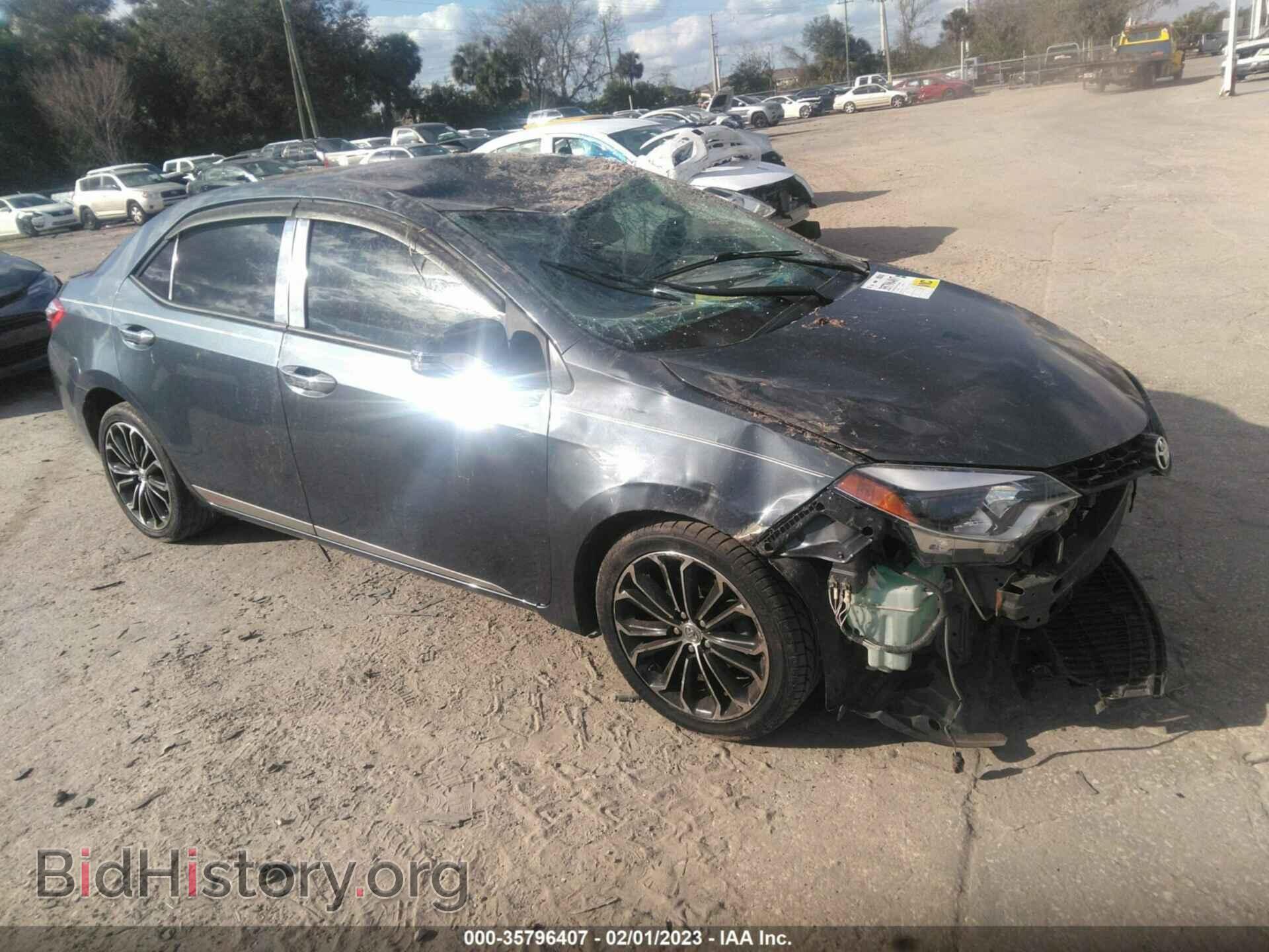 Photo 2T1BURHE9FC376504 - TOYOTA COROLLA 2015