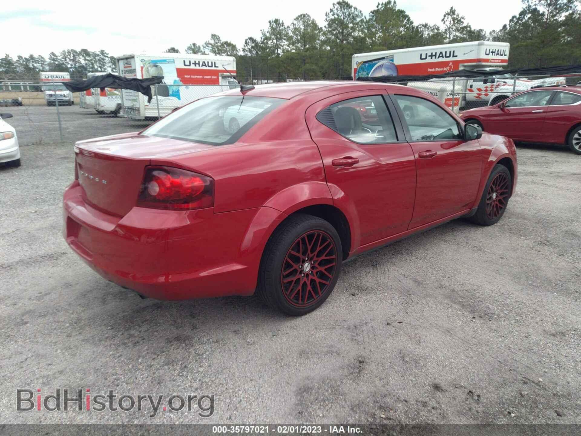 2013 DODGE AVENGER - VIN: 1C3CDZAB9DN631185 - Фото 4