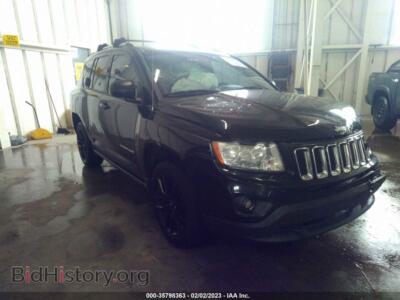 2012 Jeep COMPASS Sport, черный — VIN 1C4NJCBB6CD610209, IAAI