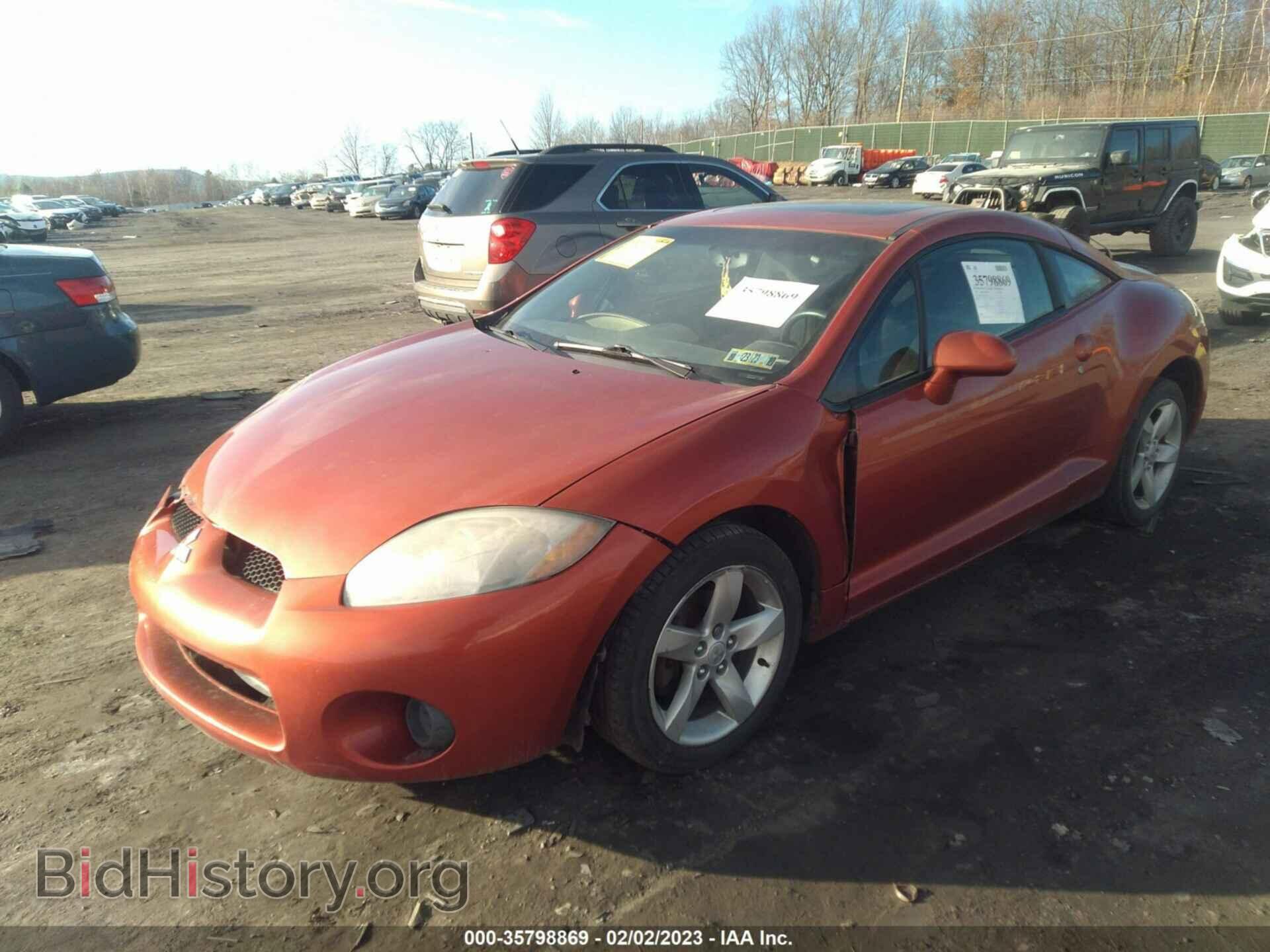 2007 MITSUBISHI ECLIPSE - VIN: 4A3AK24F77E013668 - Фото 2